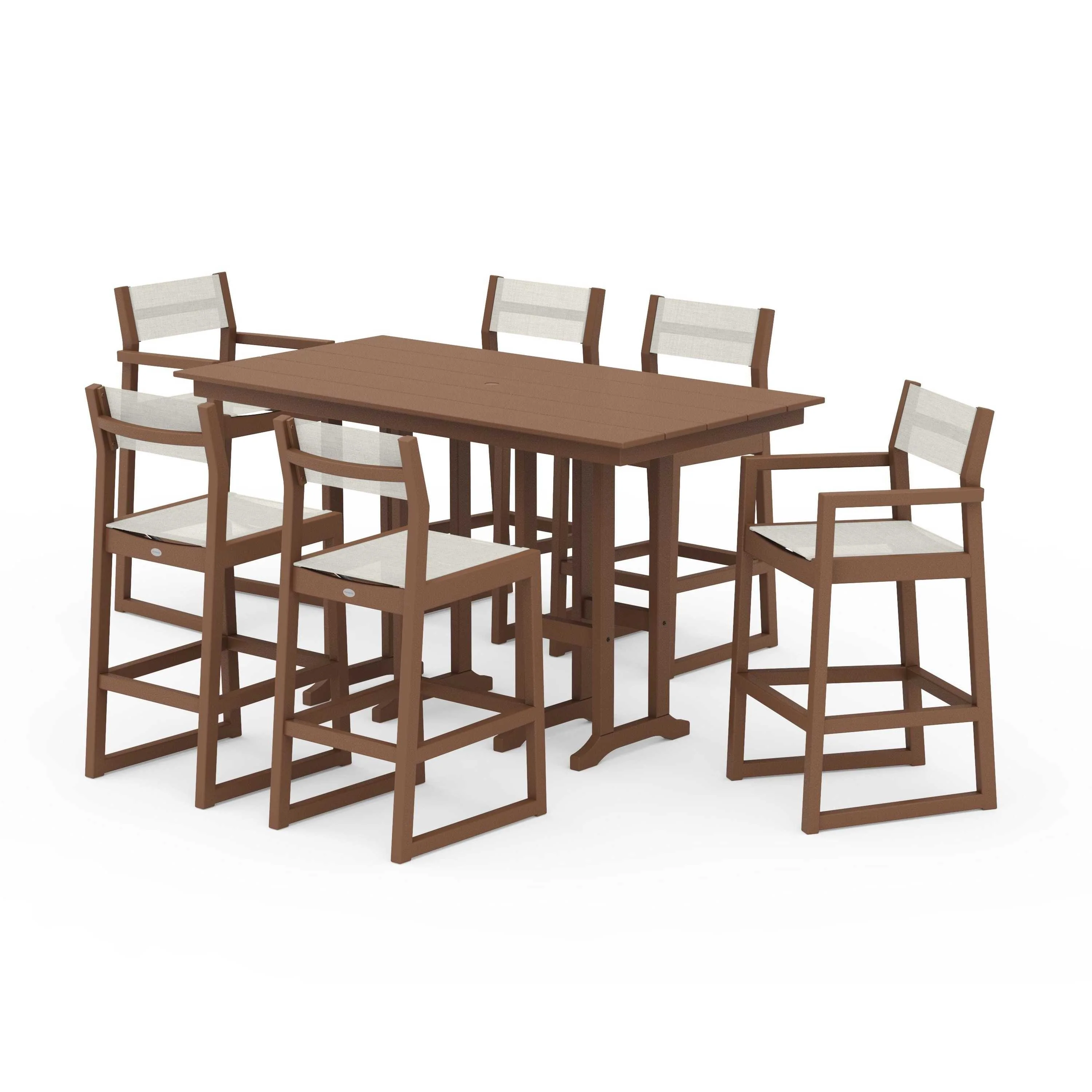 EDGE Sling 7-Piece Farmhouse Bar Set - Image 54
