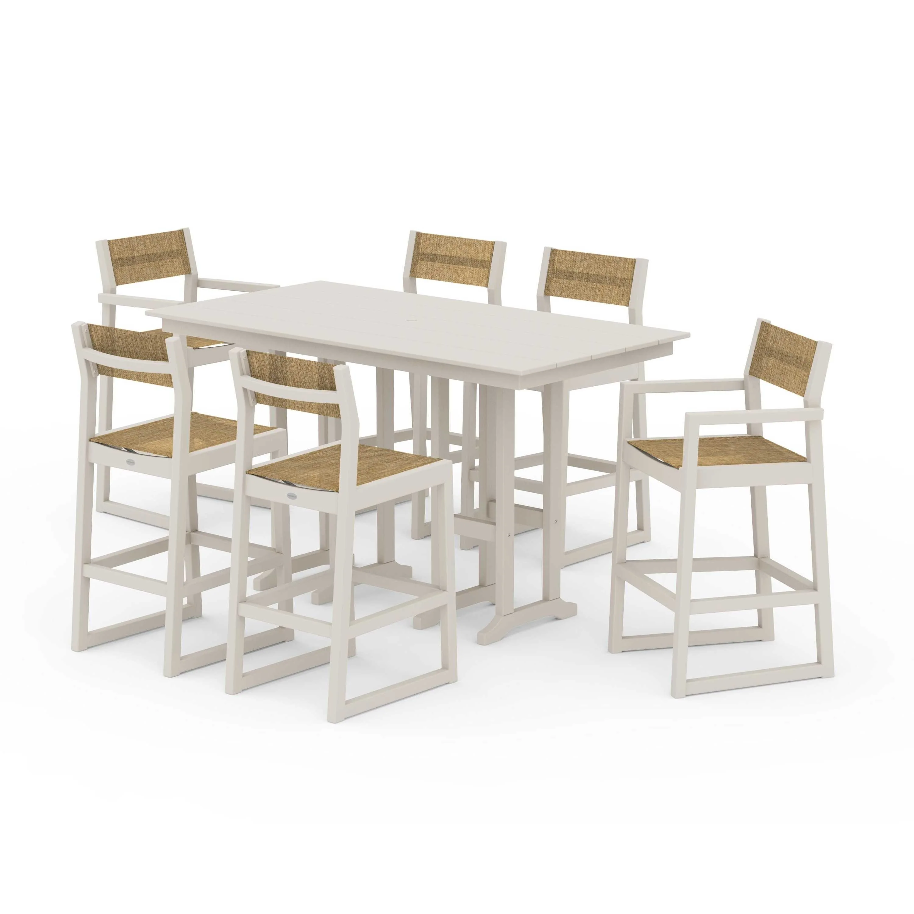 EDGE Sling 7-Piece Farmhouse Bar Set - Image 56