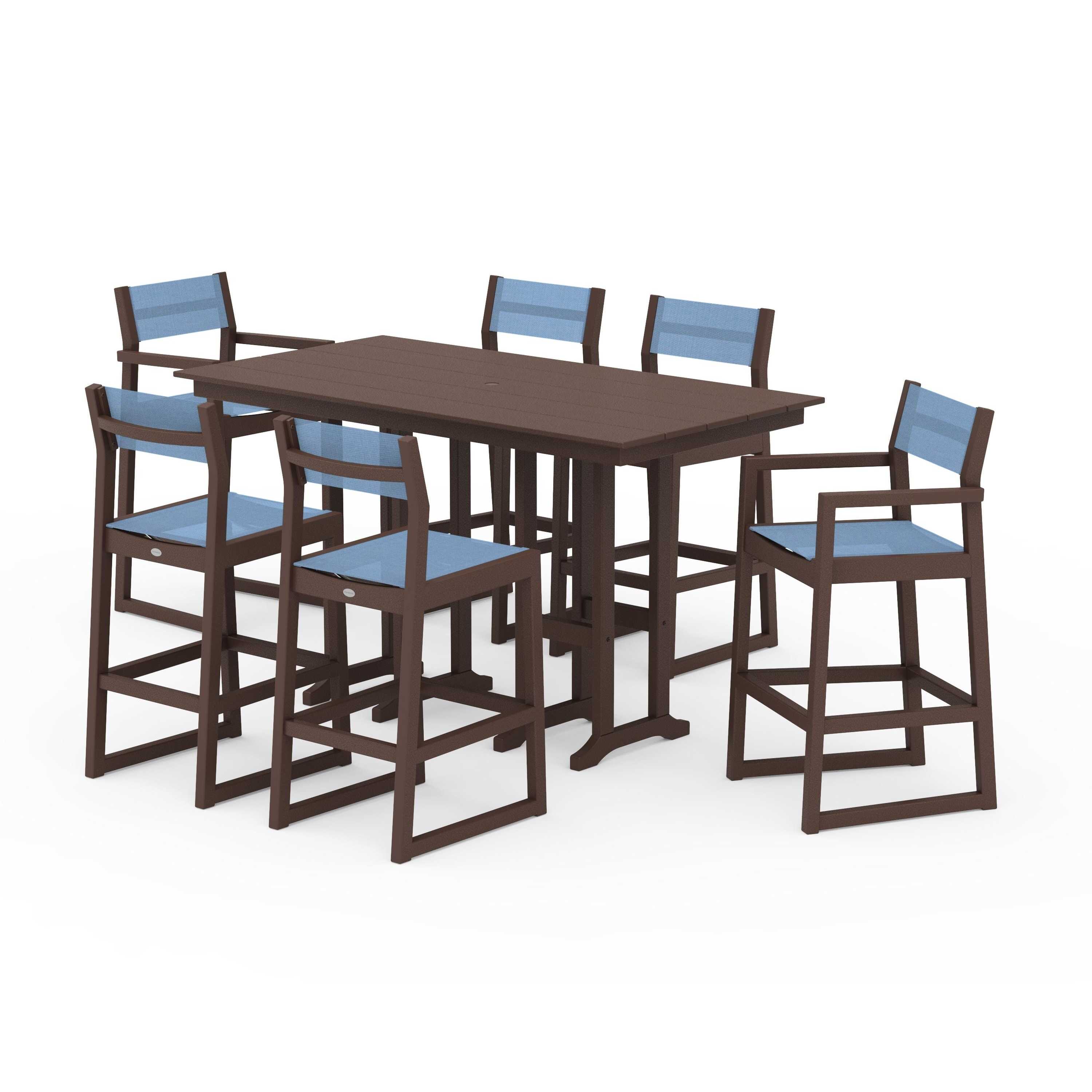 EDGE Sling 7-Piece Farmhouse Bar Set - Image 57