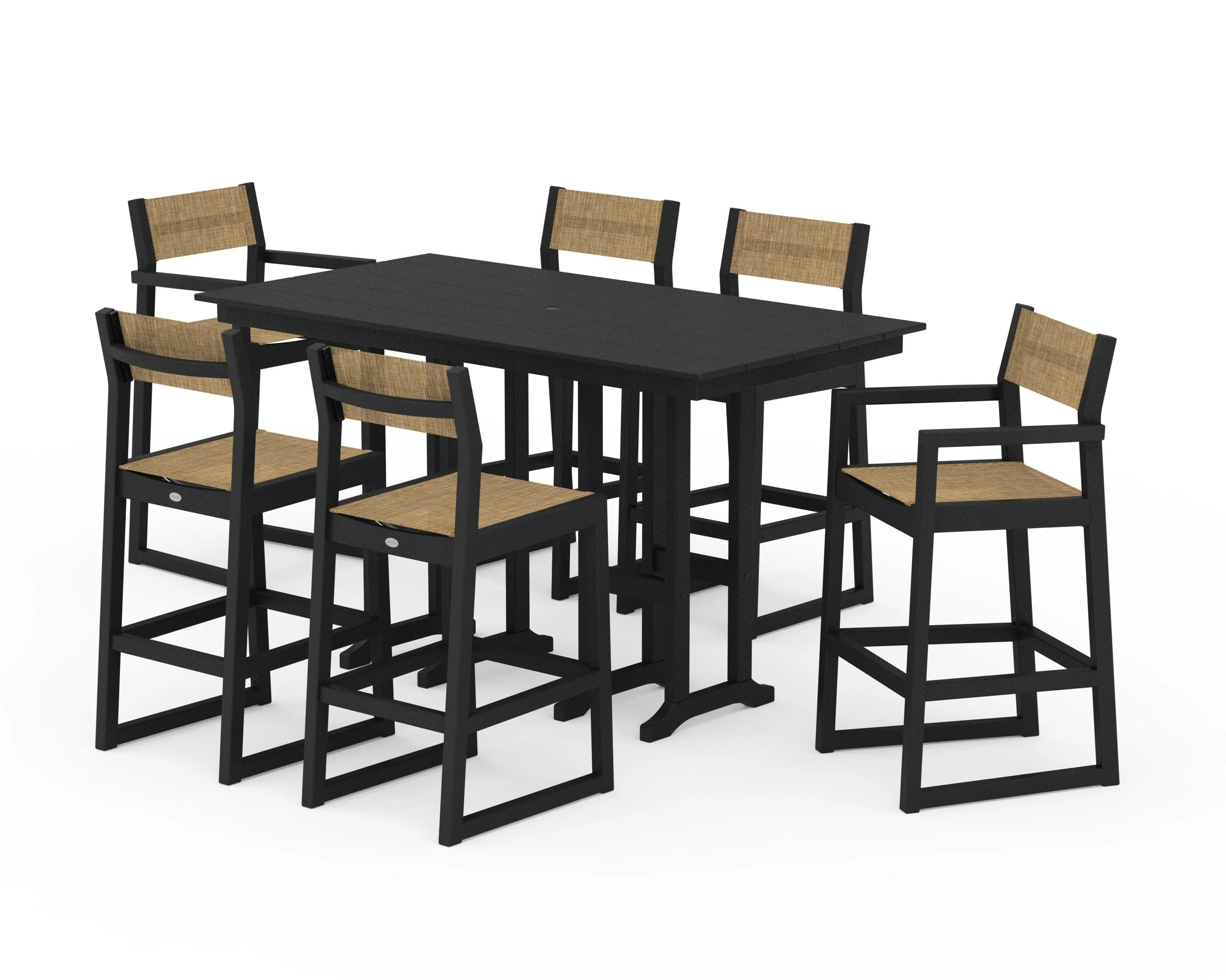 EDGE Sling 7-Piece Farmhouse Bar Set - Image 6