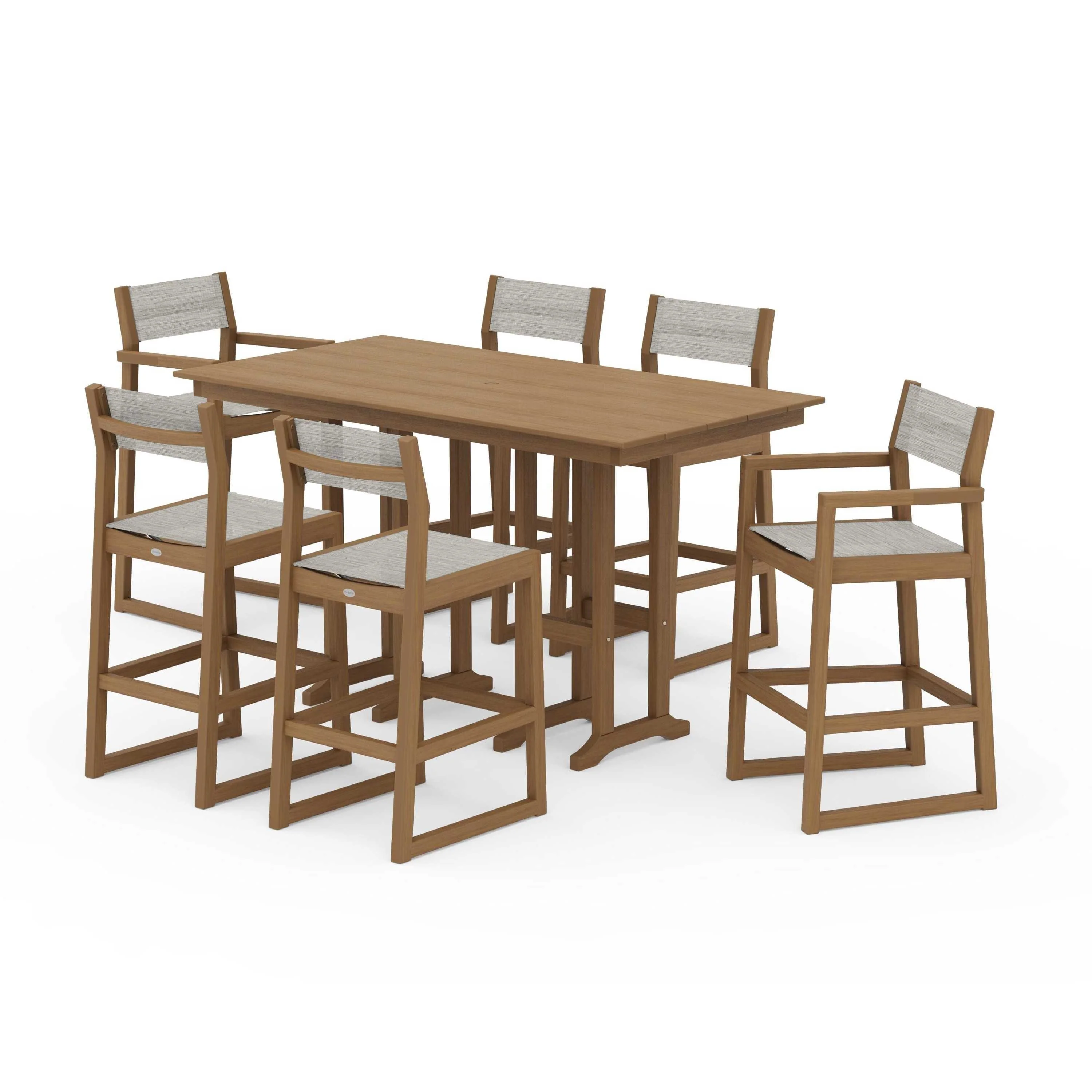 EDGE Sling 7-Piece Farmhouse Bar Set - Image 60