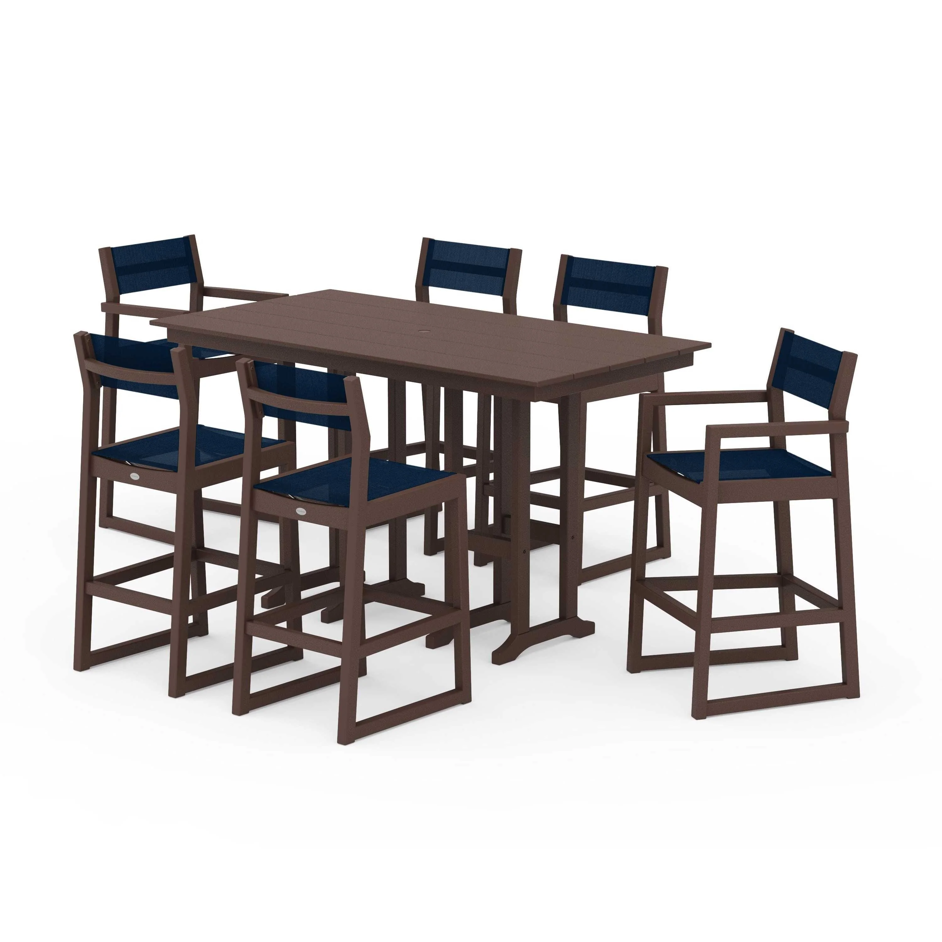 EDGE Sling 7-Piece Farmhouse Bar Set - Image 61