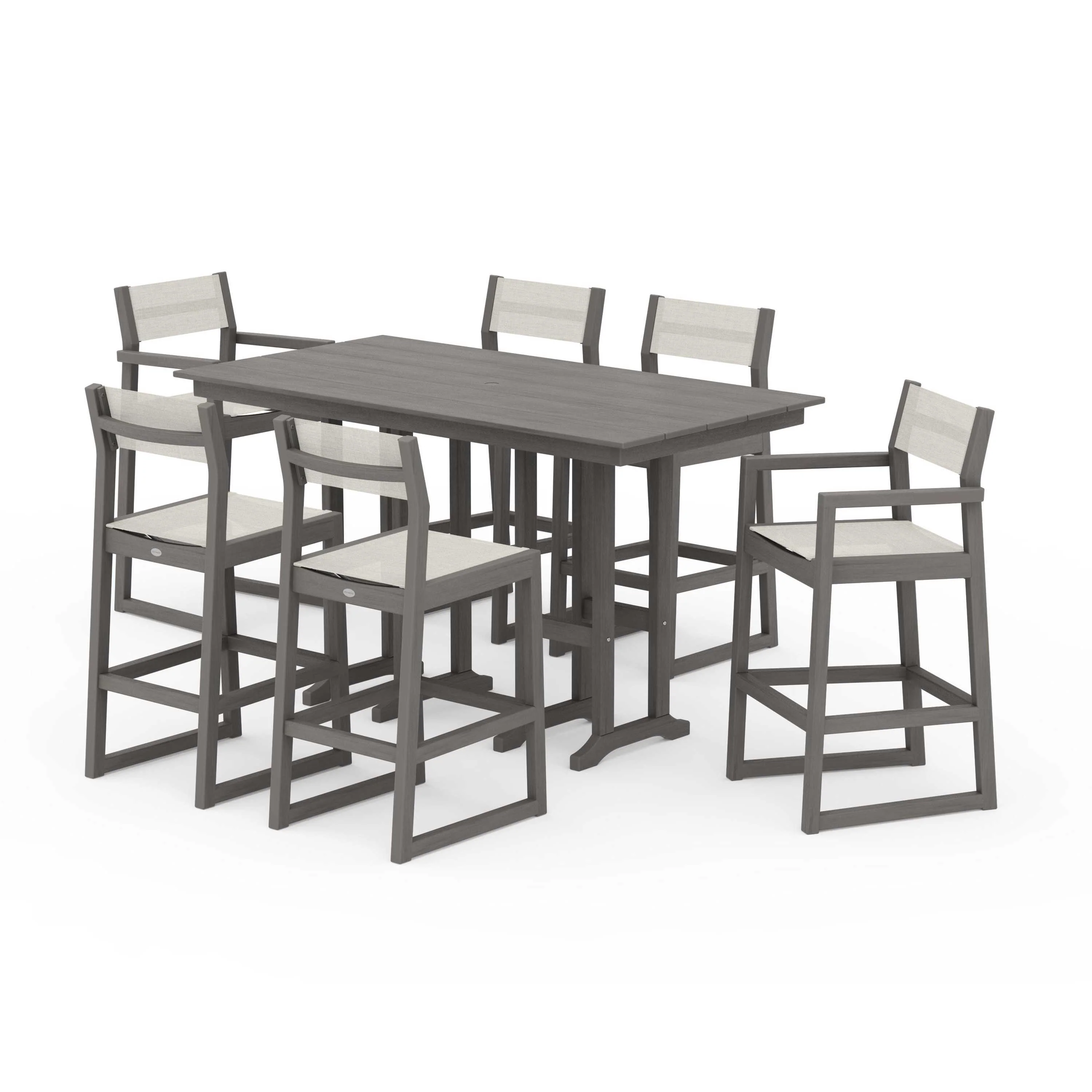 EDGE Sling 7-Piece Farmhouse Bar Set - Image 62