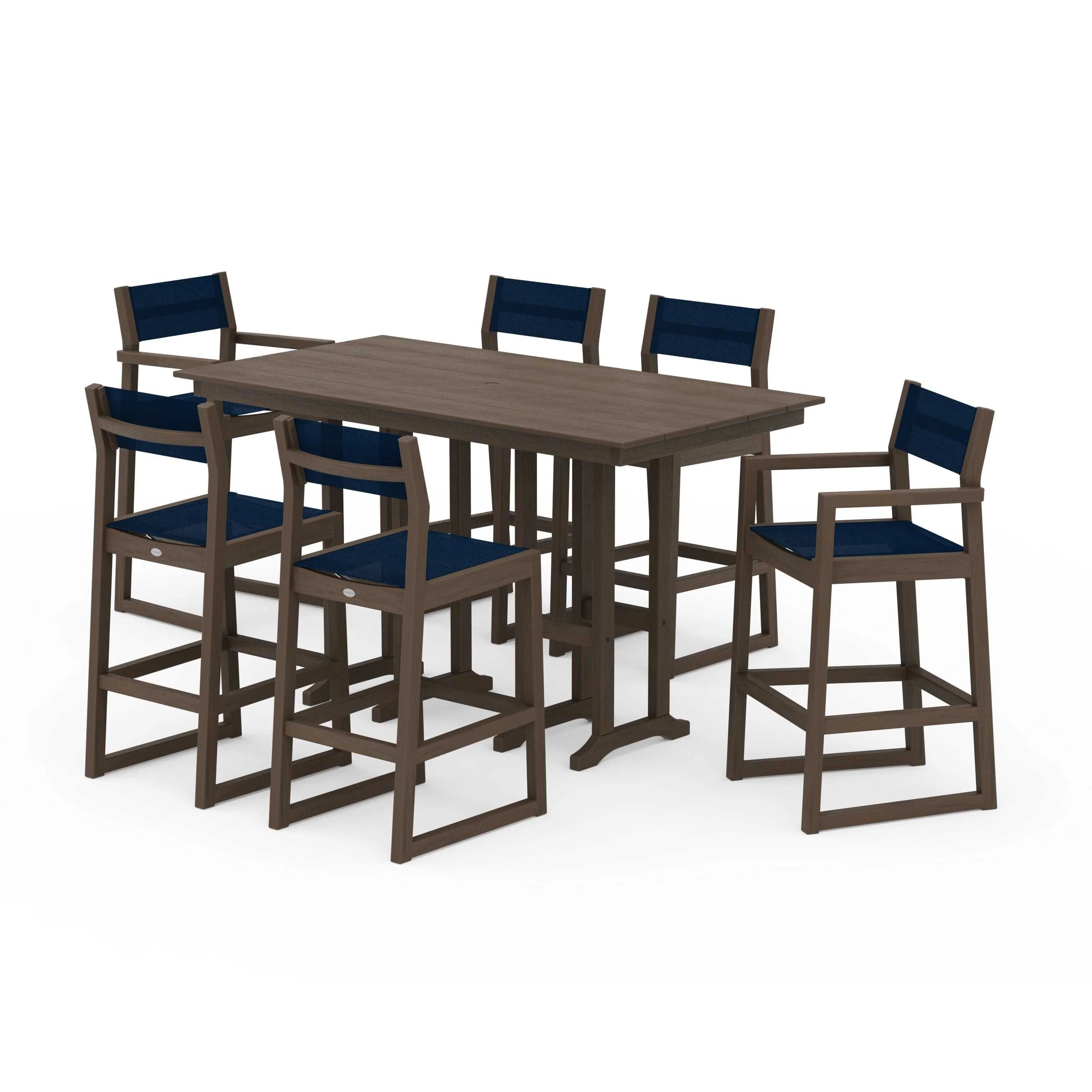 EDGE Sling 7-Piece Farmhouse Bar Set - Image 68