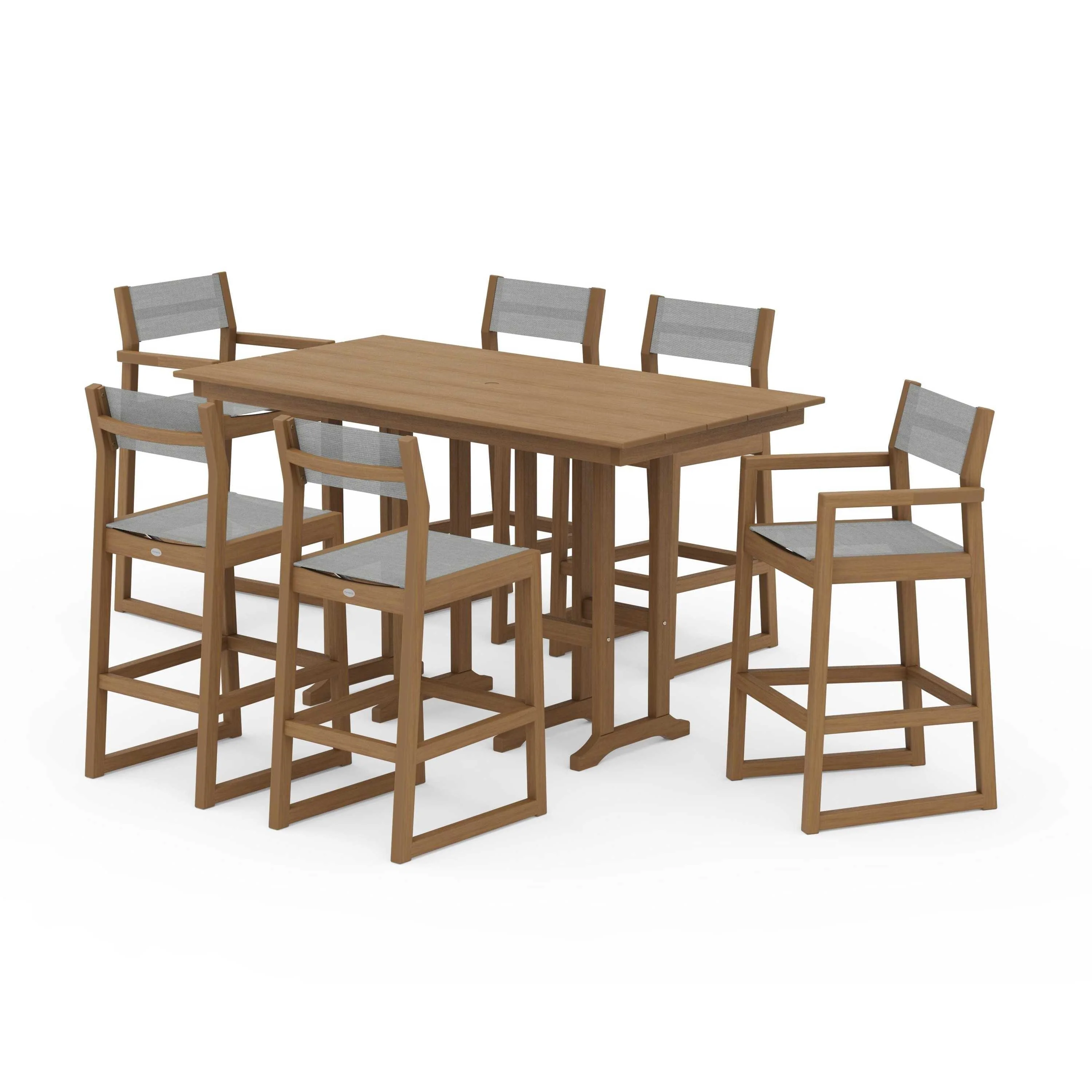 EDGE Sling 7-Piece Farmhouse Bar Set - Image 69