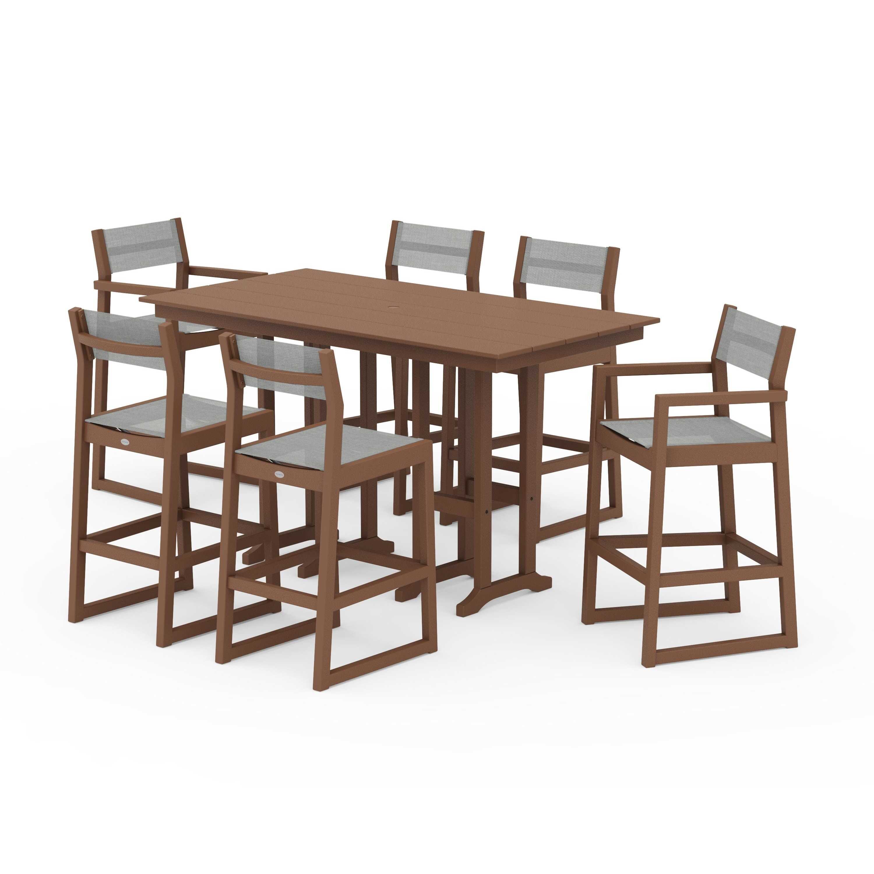 EDGE Sling 7-Piece Farmhouse Bar Set - Image 70
