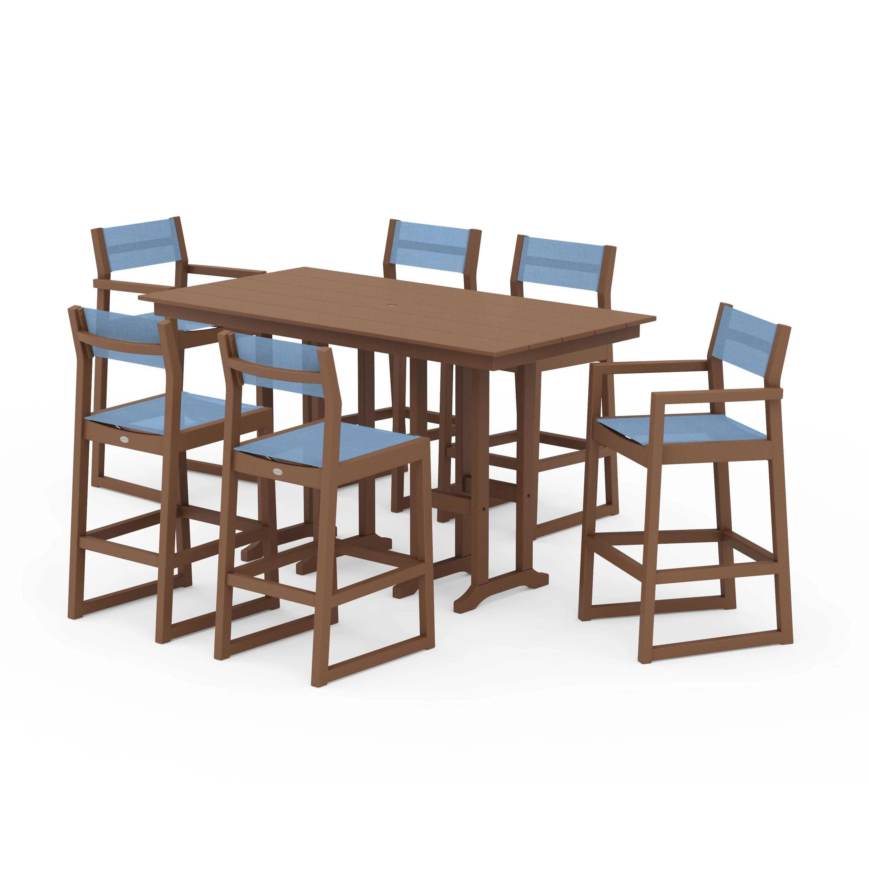 EDGE Sling 7-Piece Farmhouse Bar Set - Image 73