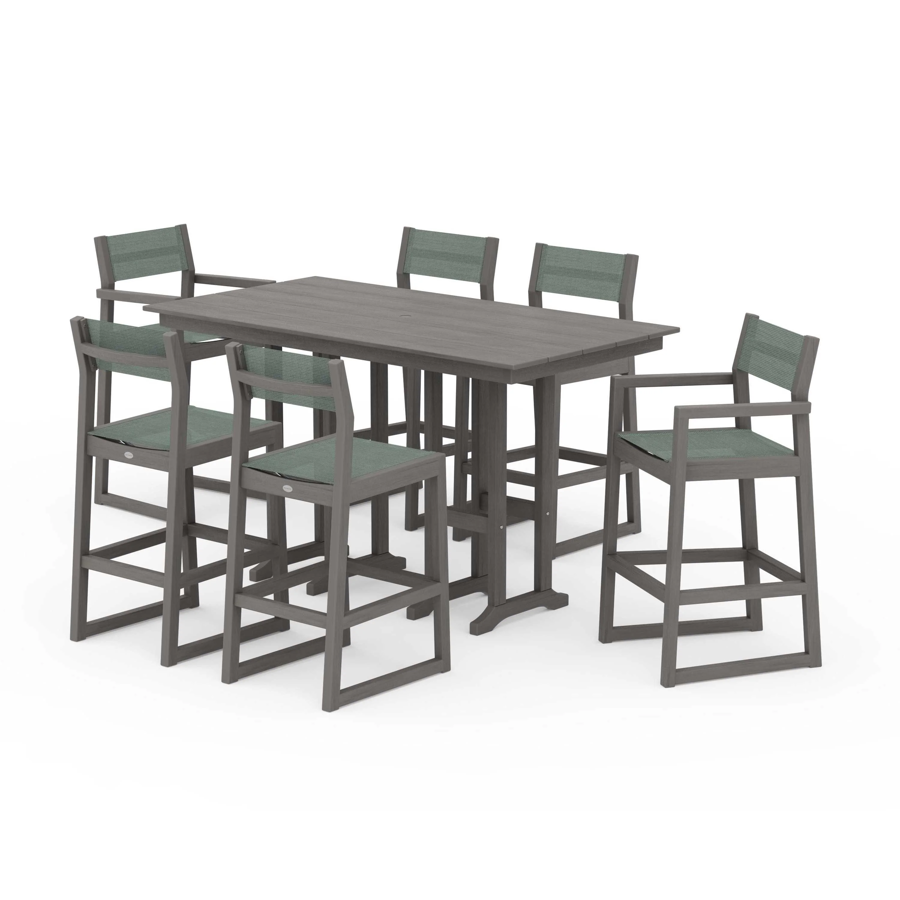 EDGE Sling 7-Piece Farmhouse Bar Set - Image 74