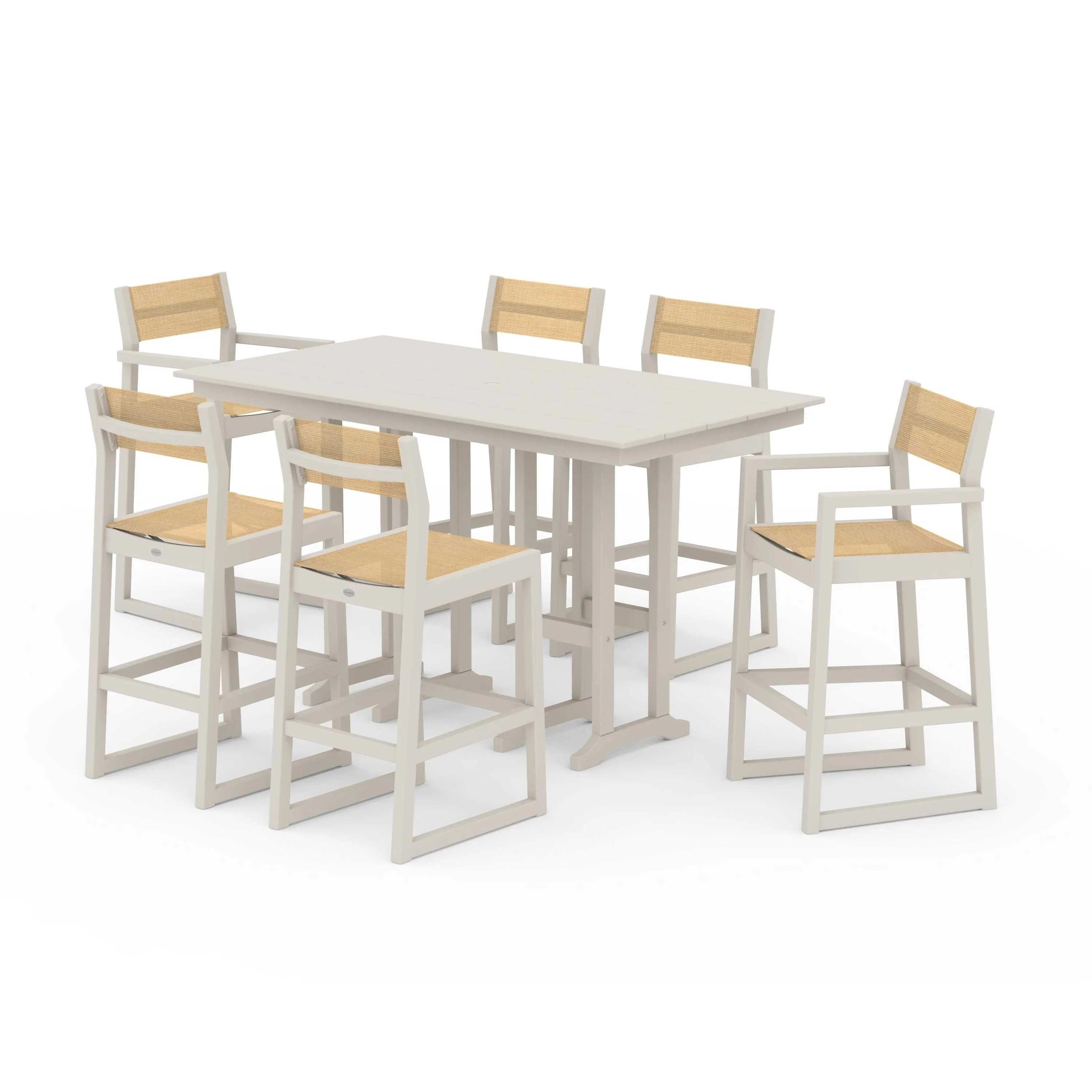 EDGE Sling 7-Piece Farmhouse Bar Set - Image 76