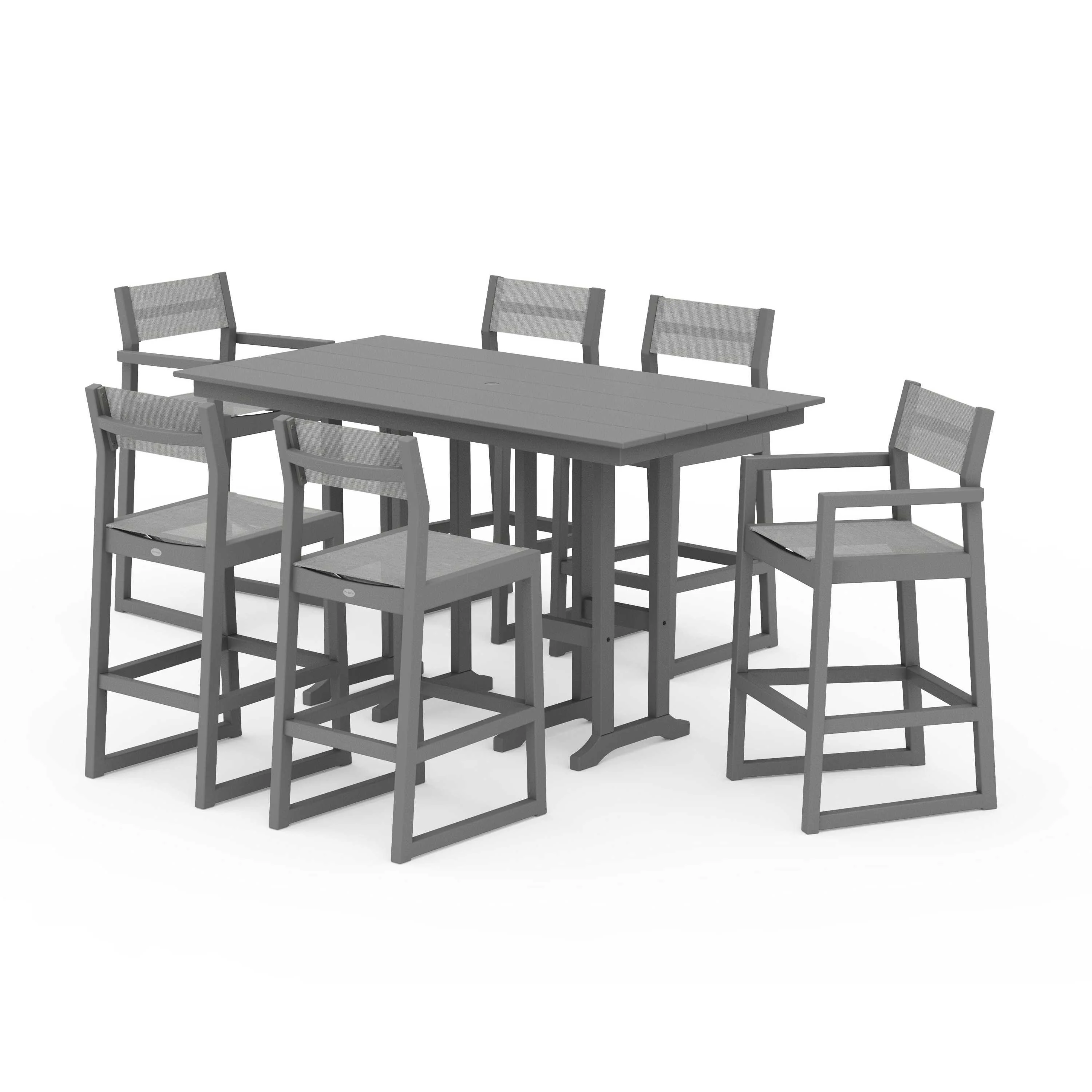 EDGE Sling 7-Piece Farmhouse Bar Set - Image 77