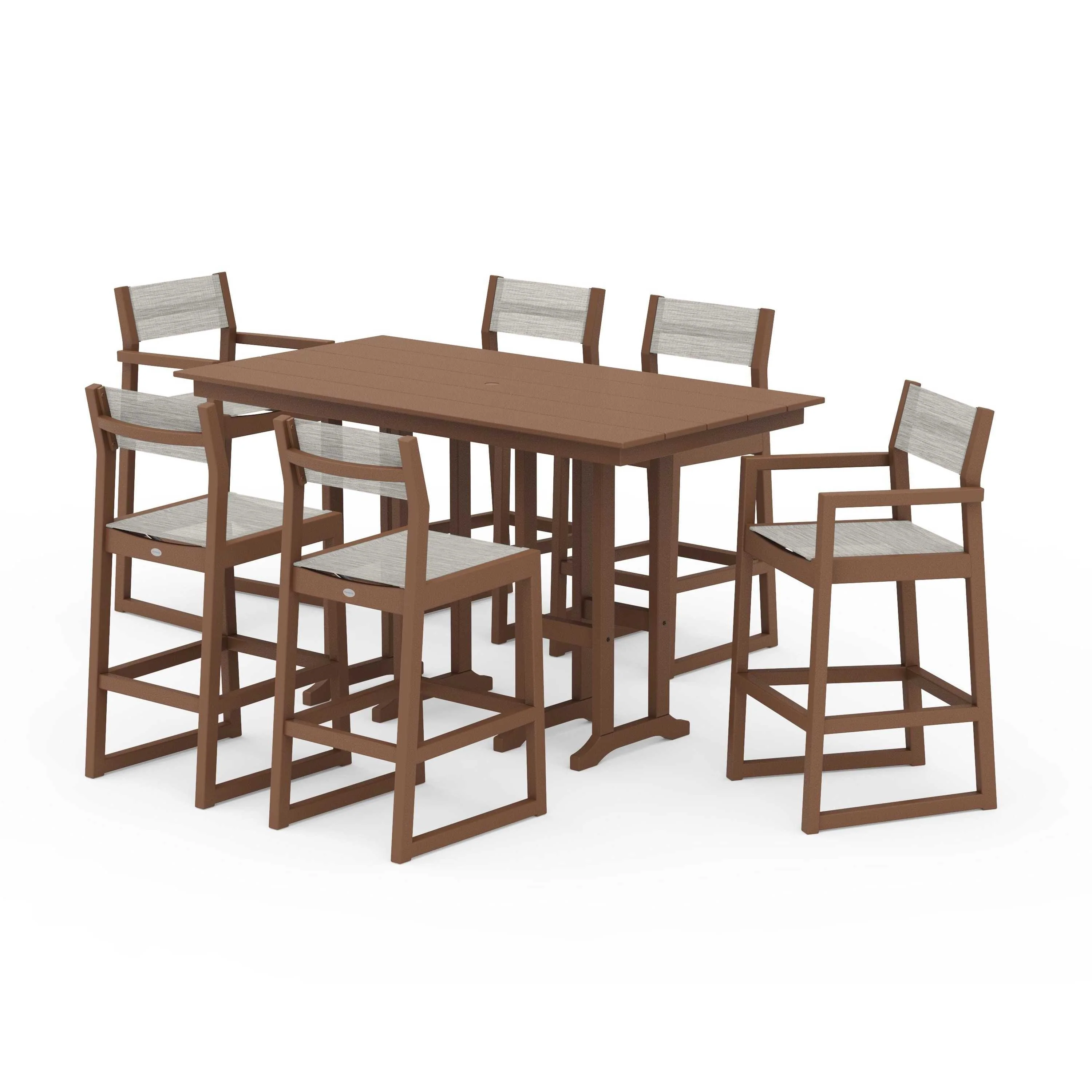 EDGE Sling 7-Piece Farmhouse Bar Set - Image 78