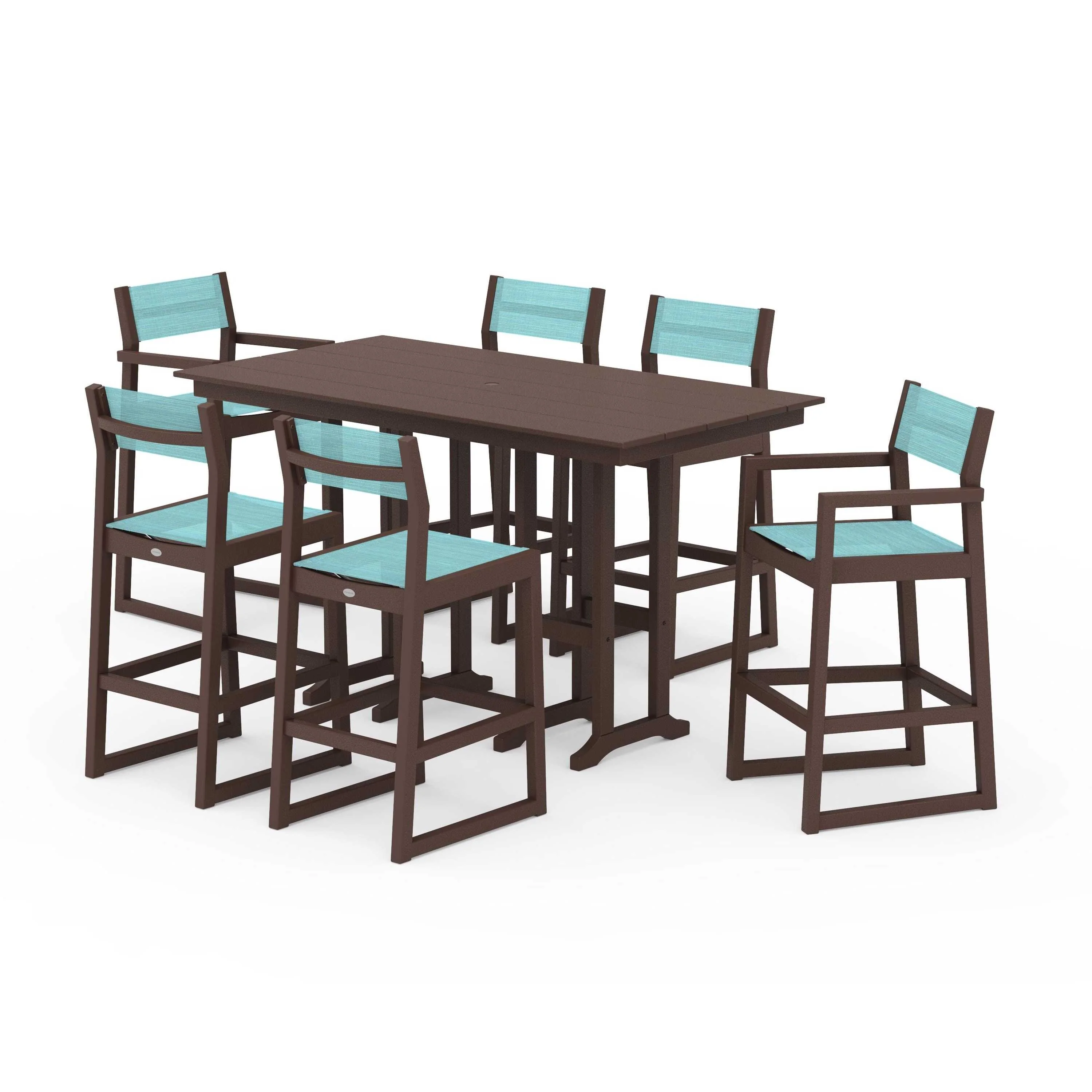 EDGE Sling 7-Piece Farmhouse Bar Set - Image 79