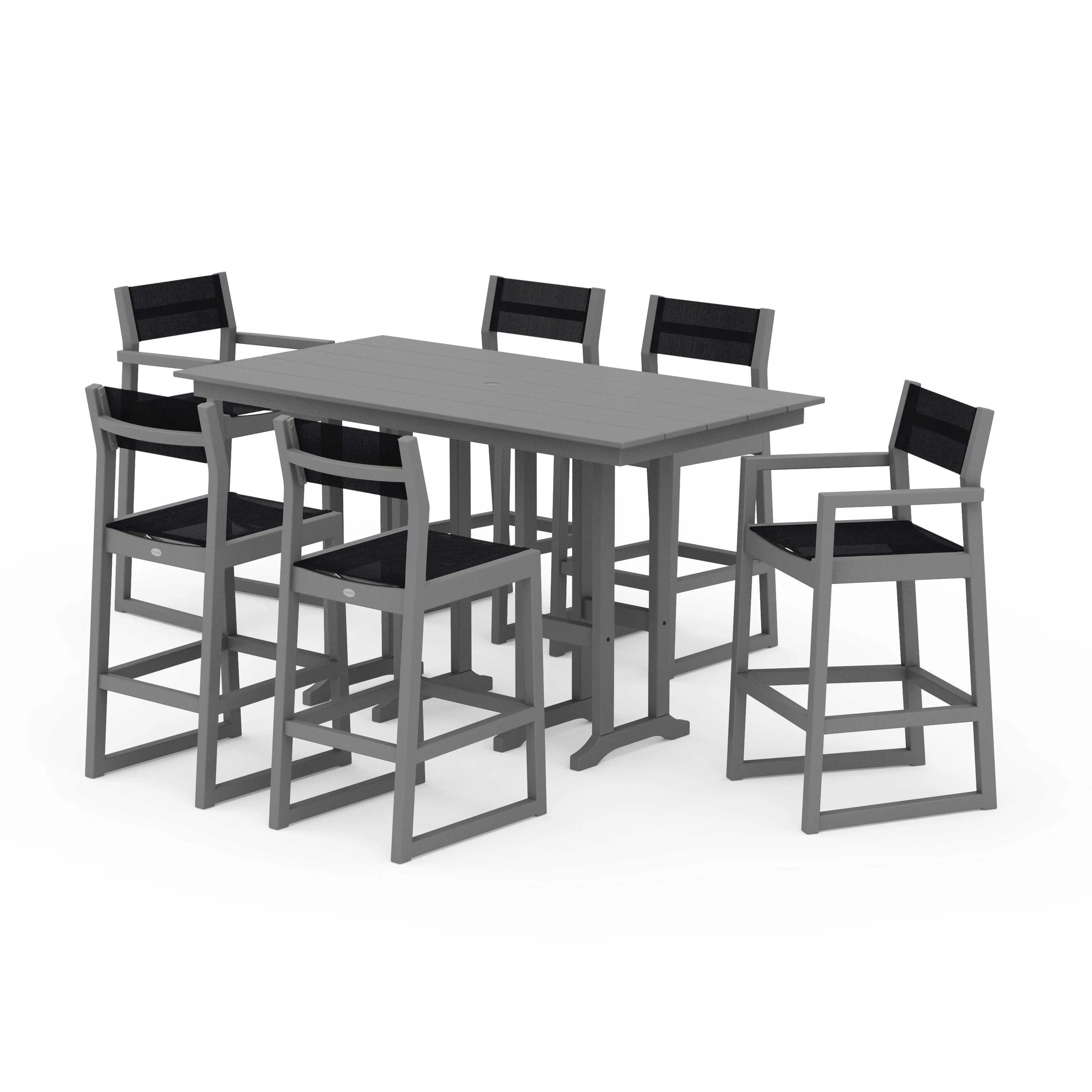 EDGE Sling 7-Piece Farmhouse Bar Set - Image 81