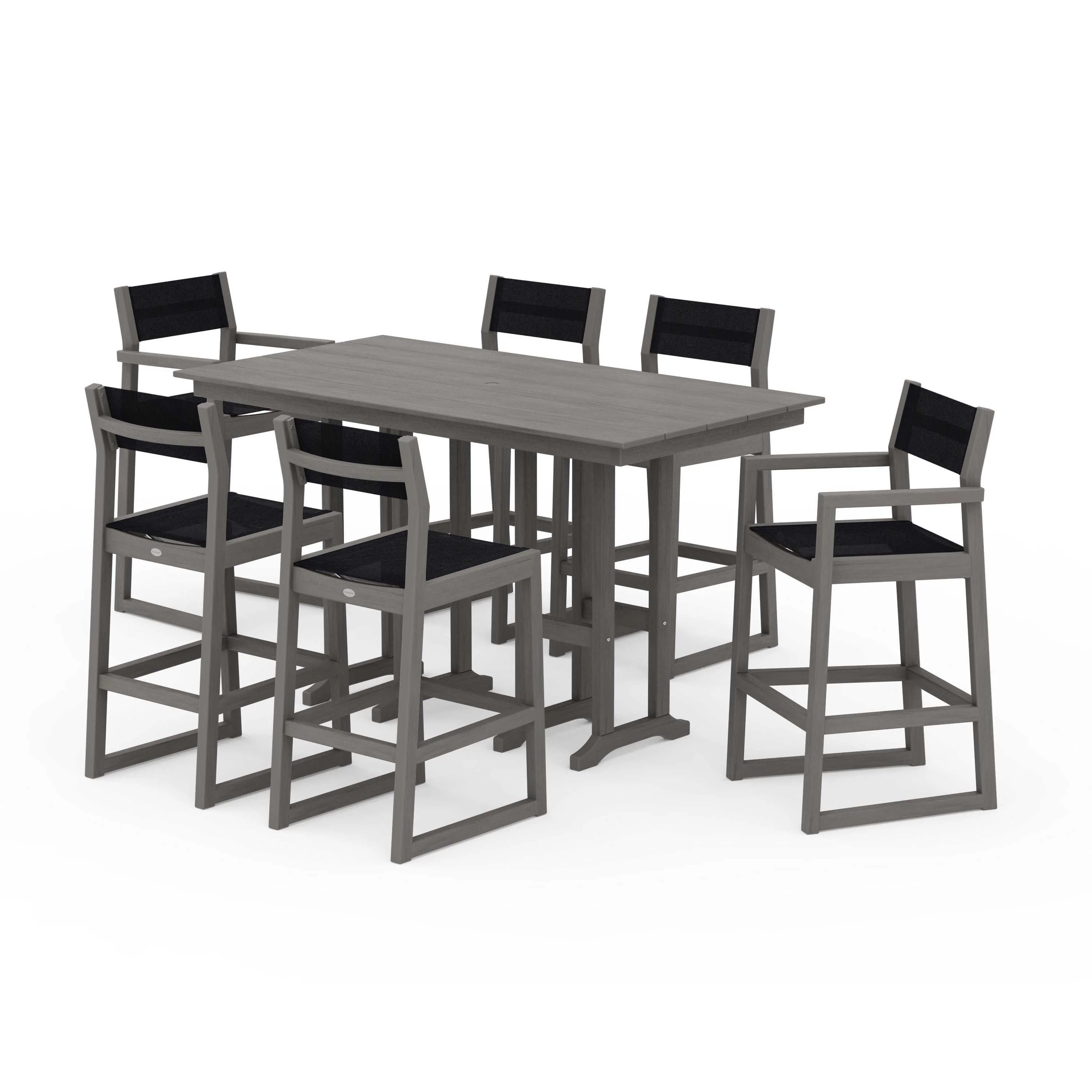 EDGE Sling 7-Piece Farmhouse Bar Set - Image 82