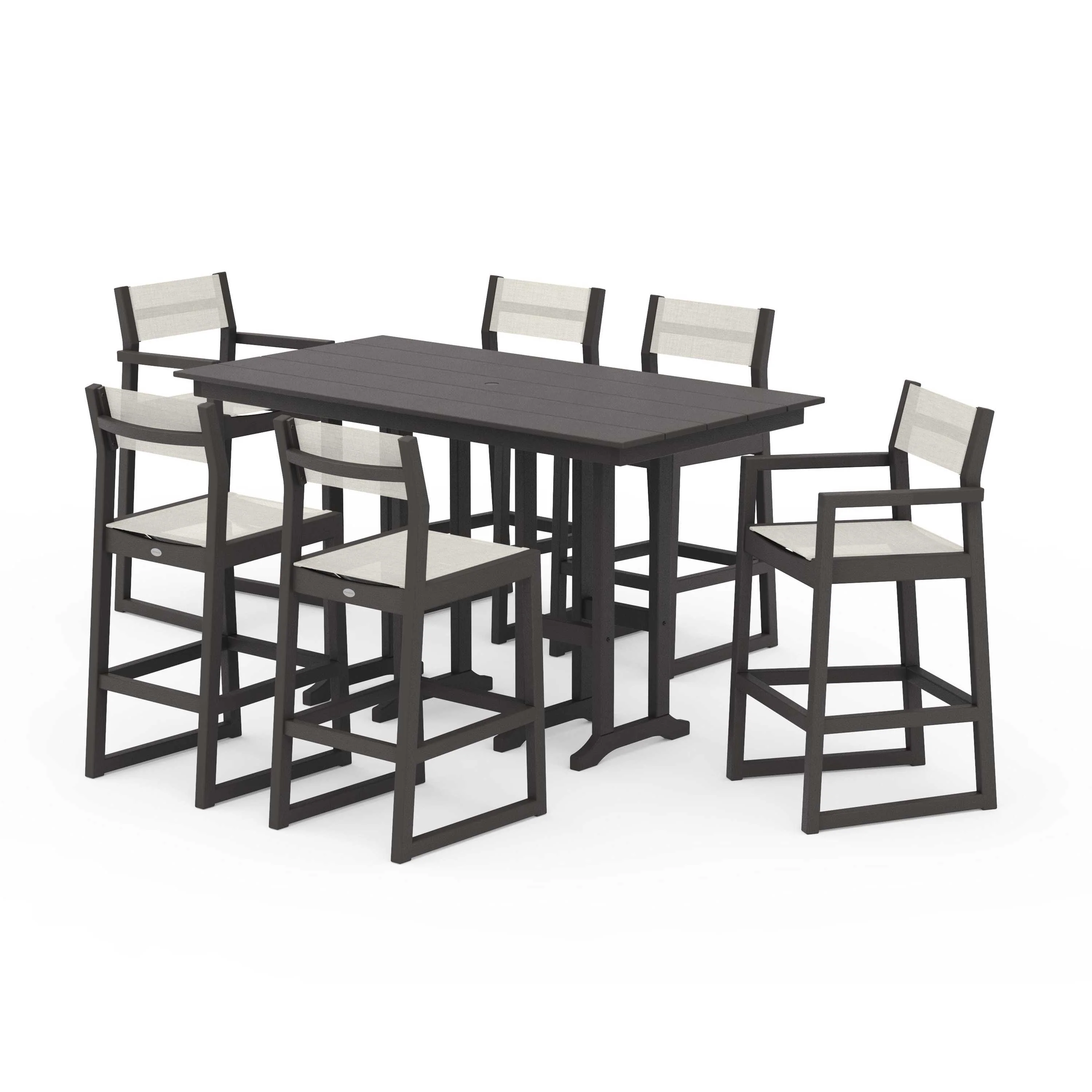 EDGE Sling 7-Piece Farmhouse Bar Set - Image 84