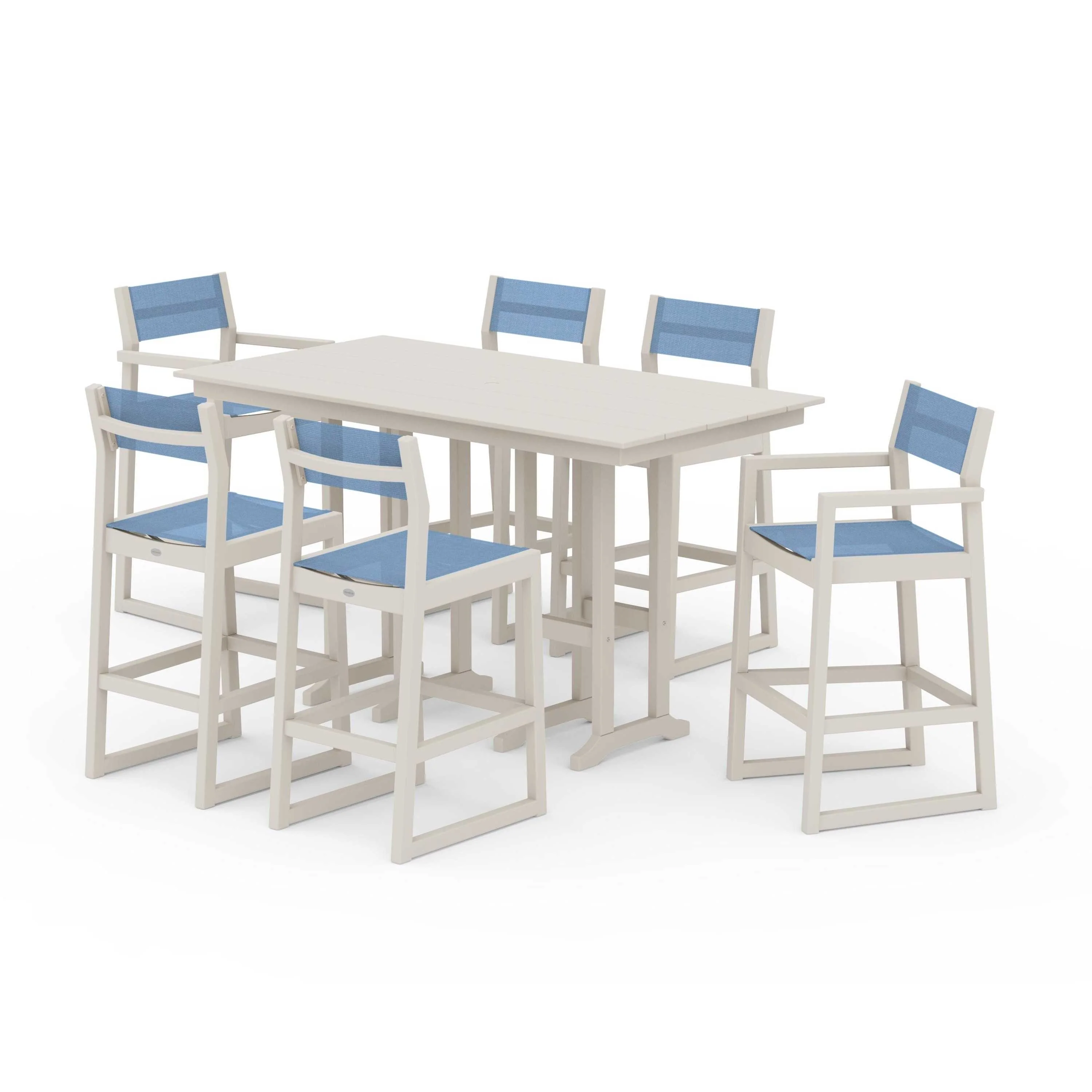 EDGE Sling 7-Piece Farmhouse Bar Set - Image 87
