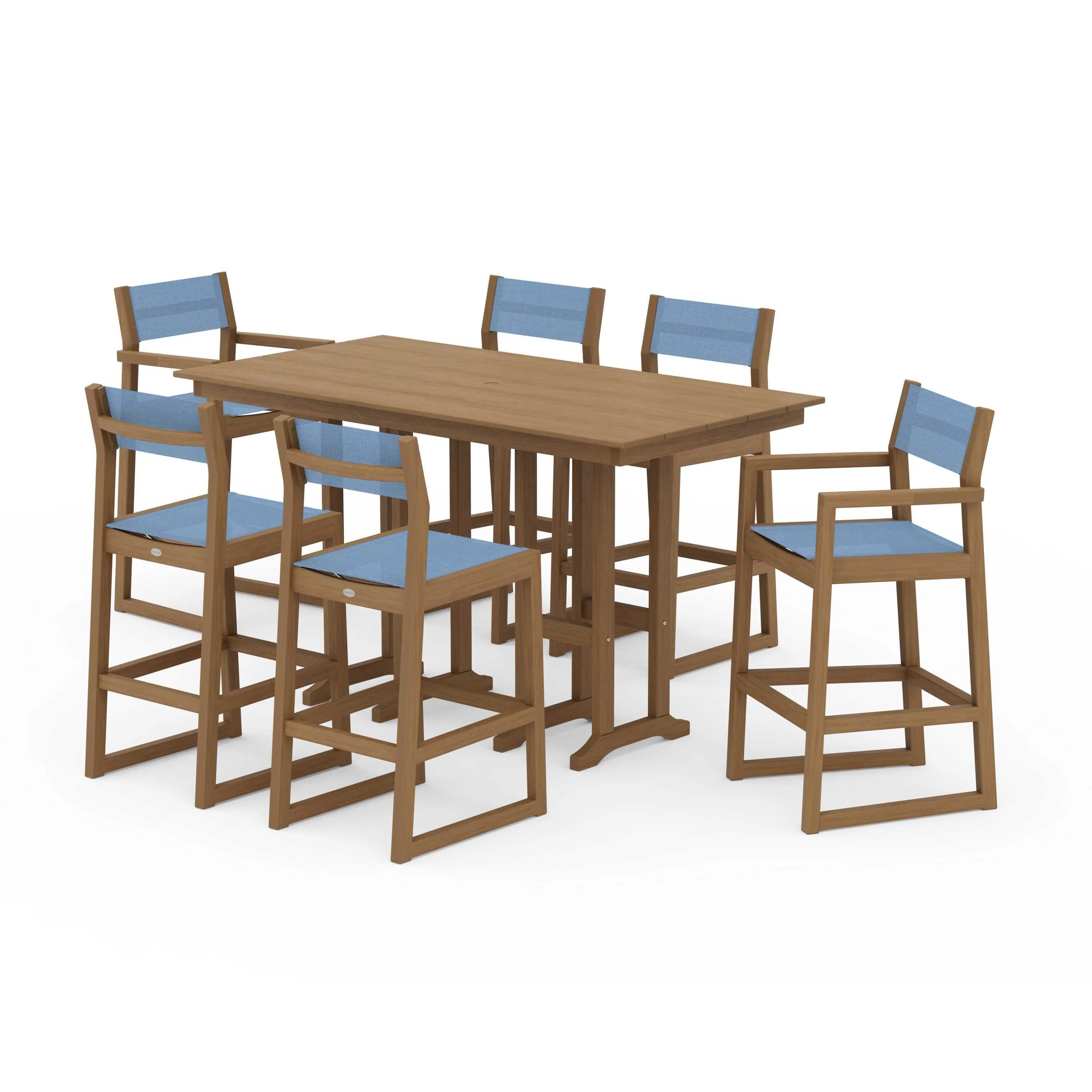 EDGE Sling 7-Piece Farmhouse Bar Set - Image 89