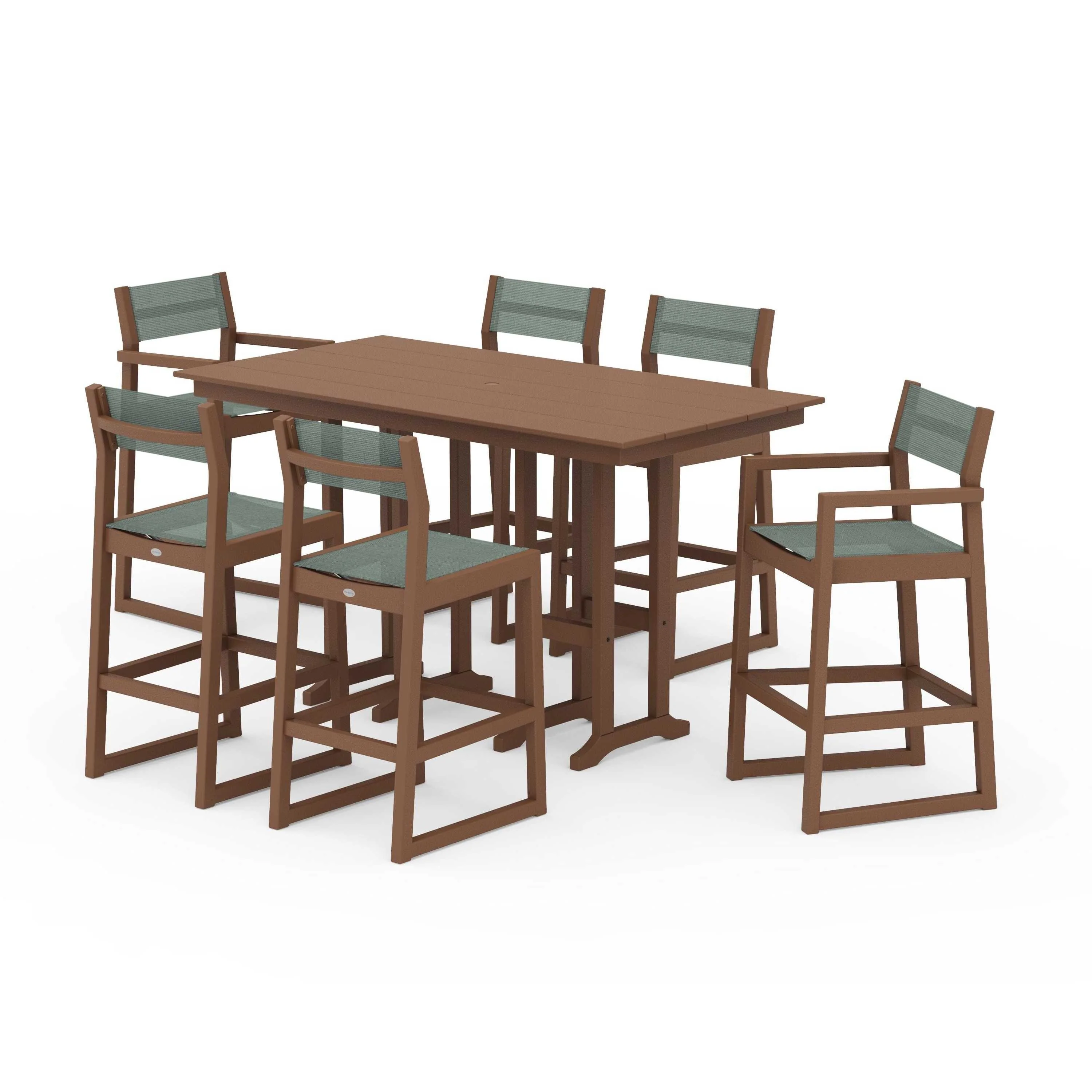 EDGE Sling 7-Piece Farmhouse Bar Set - Image 92