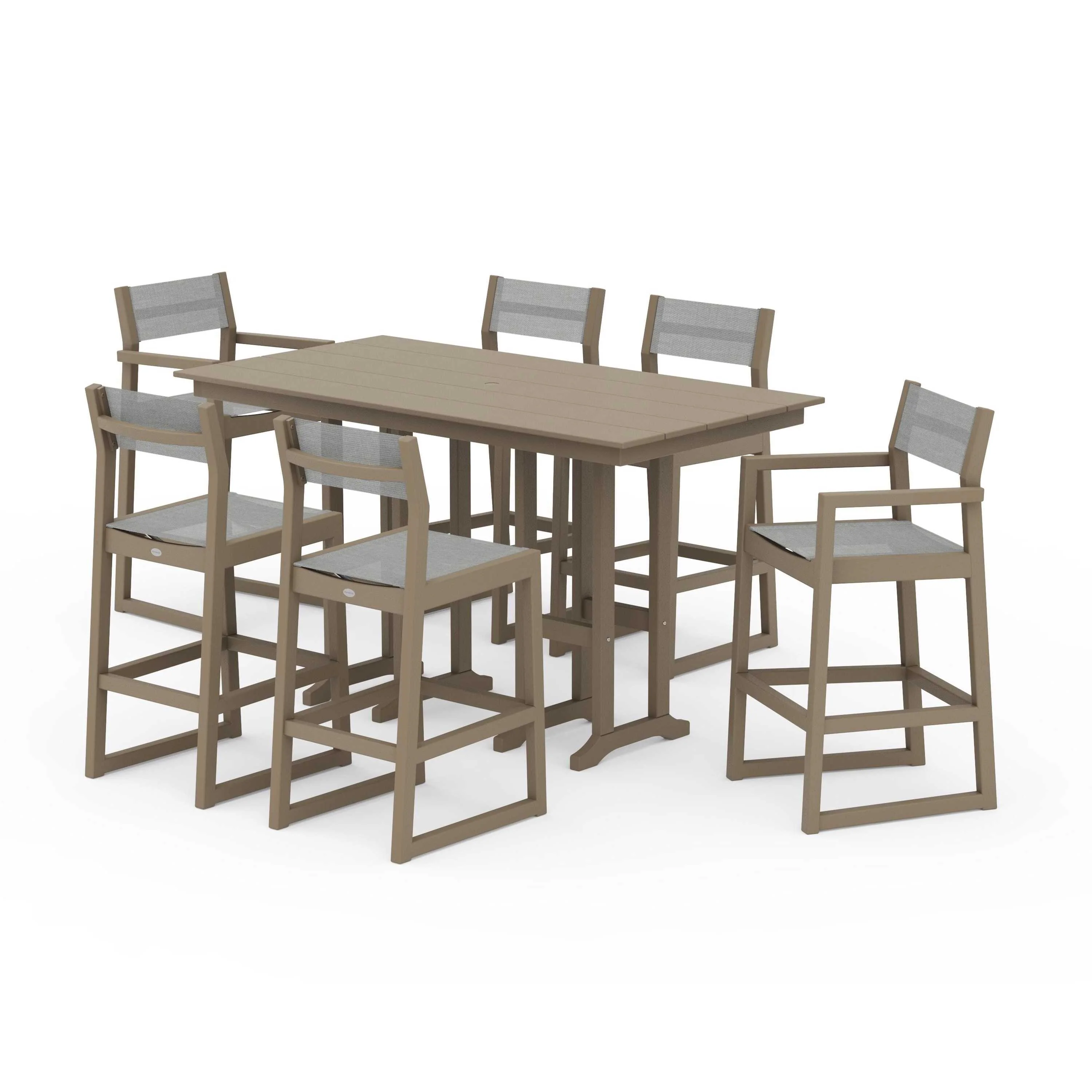 EDGE Sling 7-Piece Farmhouse Bar Set - Image 93