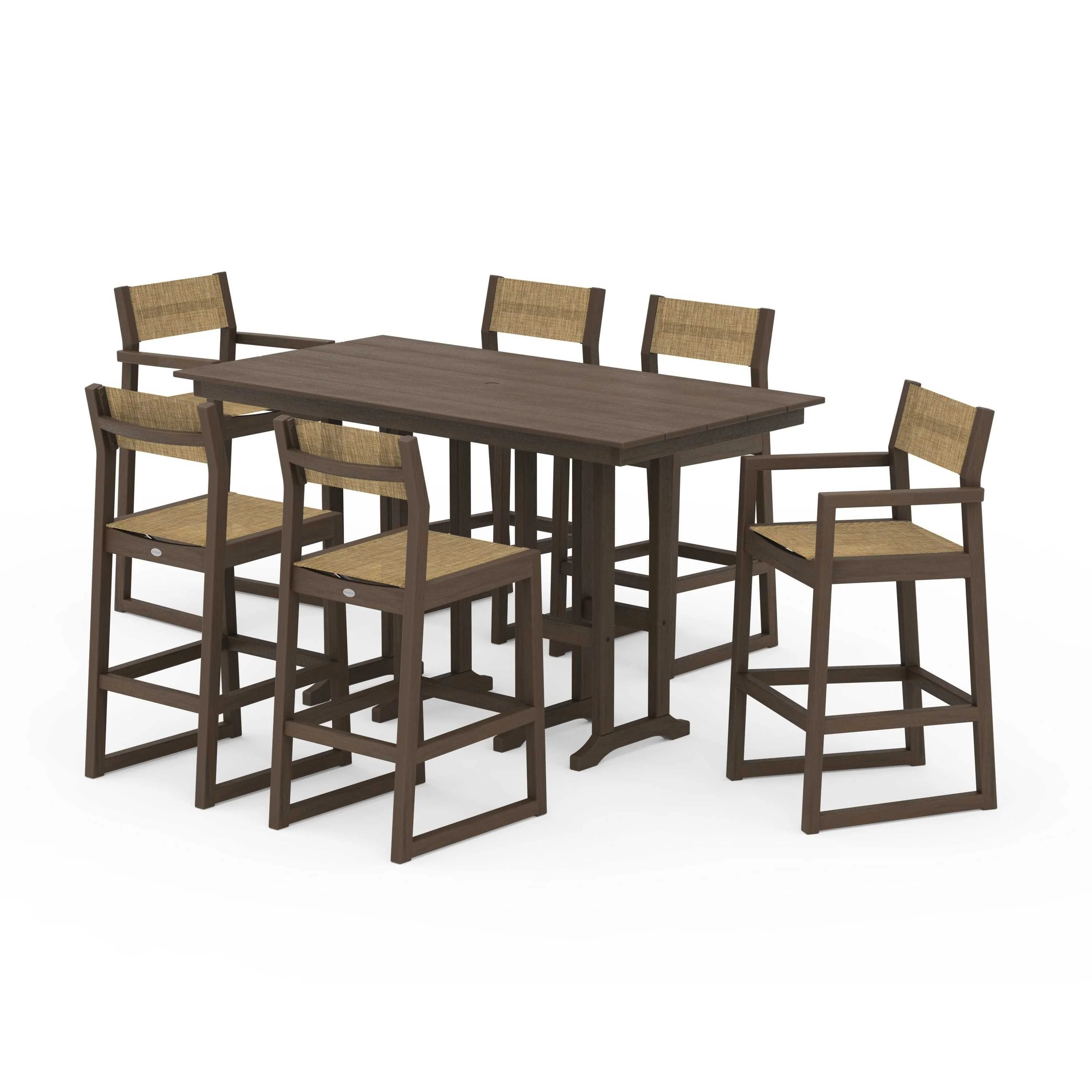 EDGE Sling 7-Piece Farmhouse Bar Set - Image 97