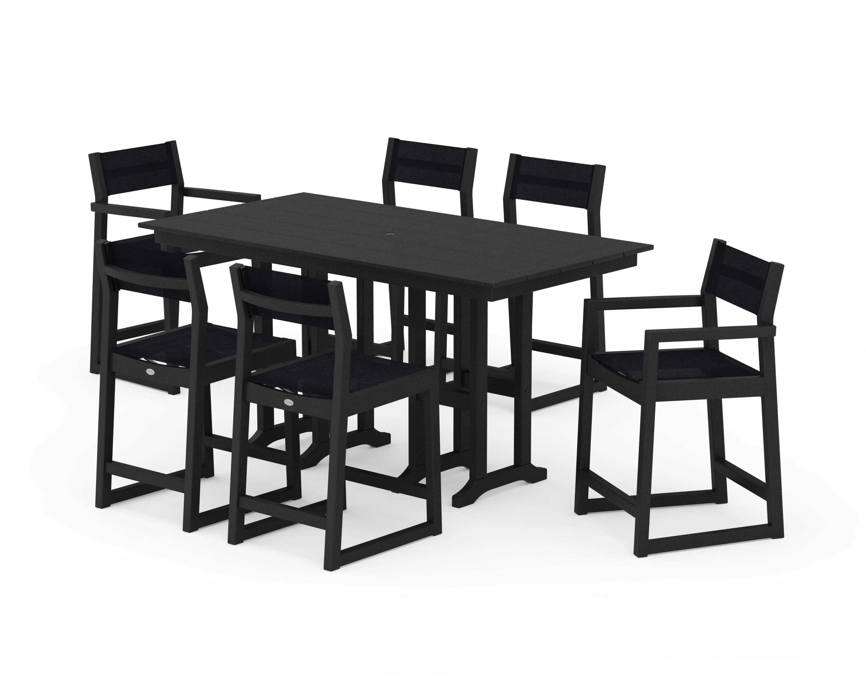 EDGE Sling 7-Piece Farmhouse Counter Set - Image 10