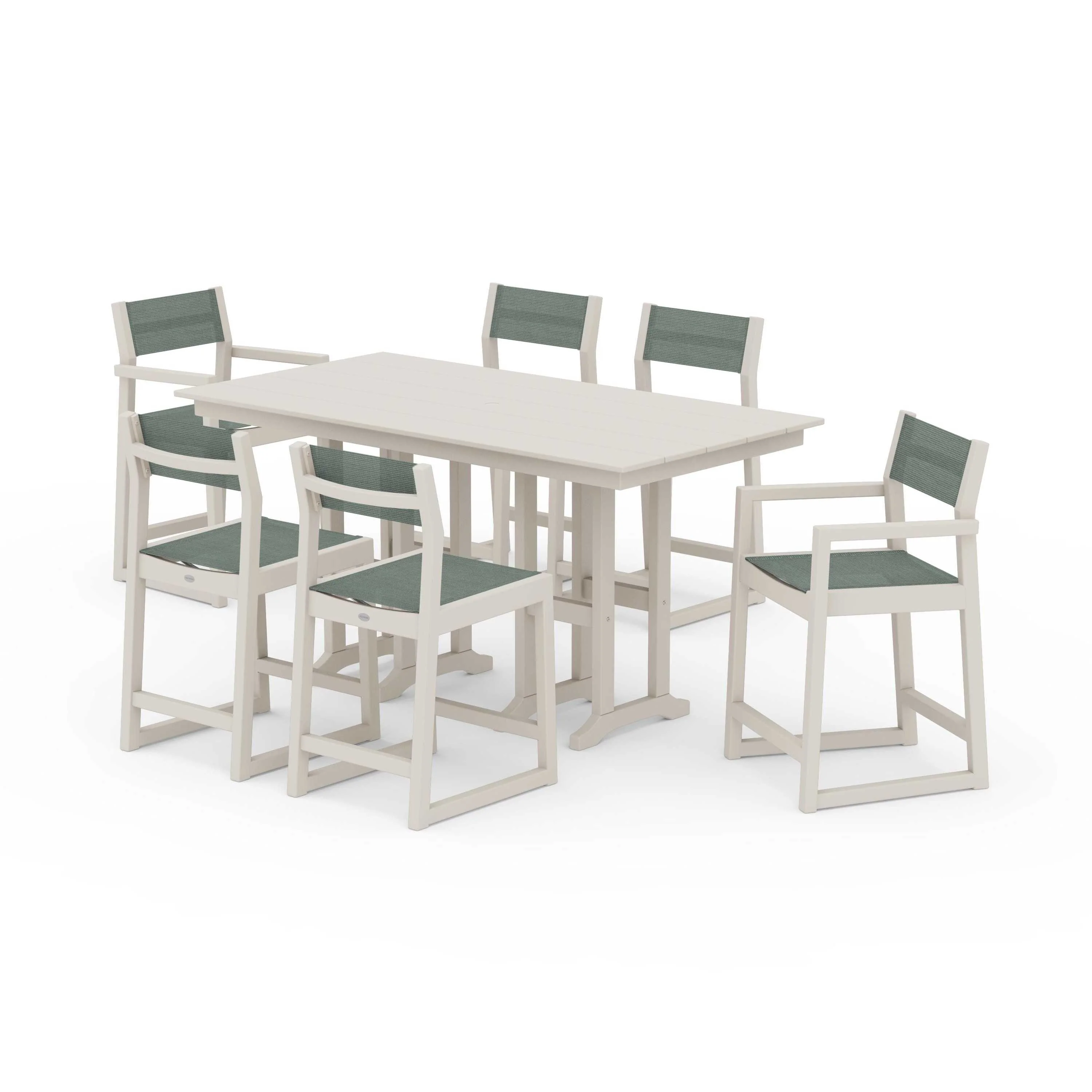 EDGE Sling 7-Piece Farmhouse Counter Set - Image 101