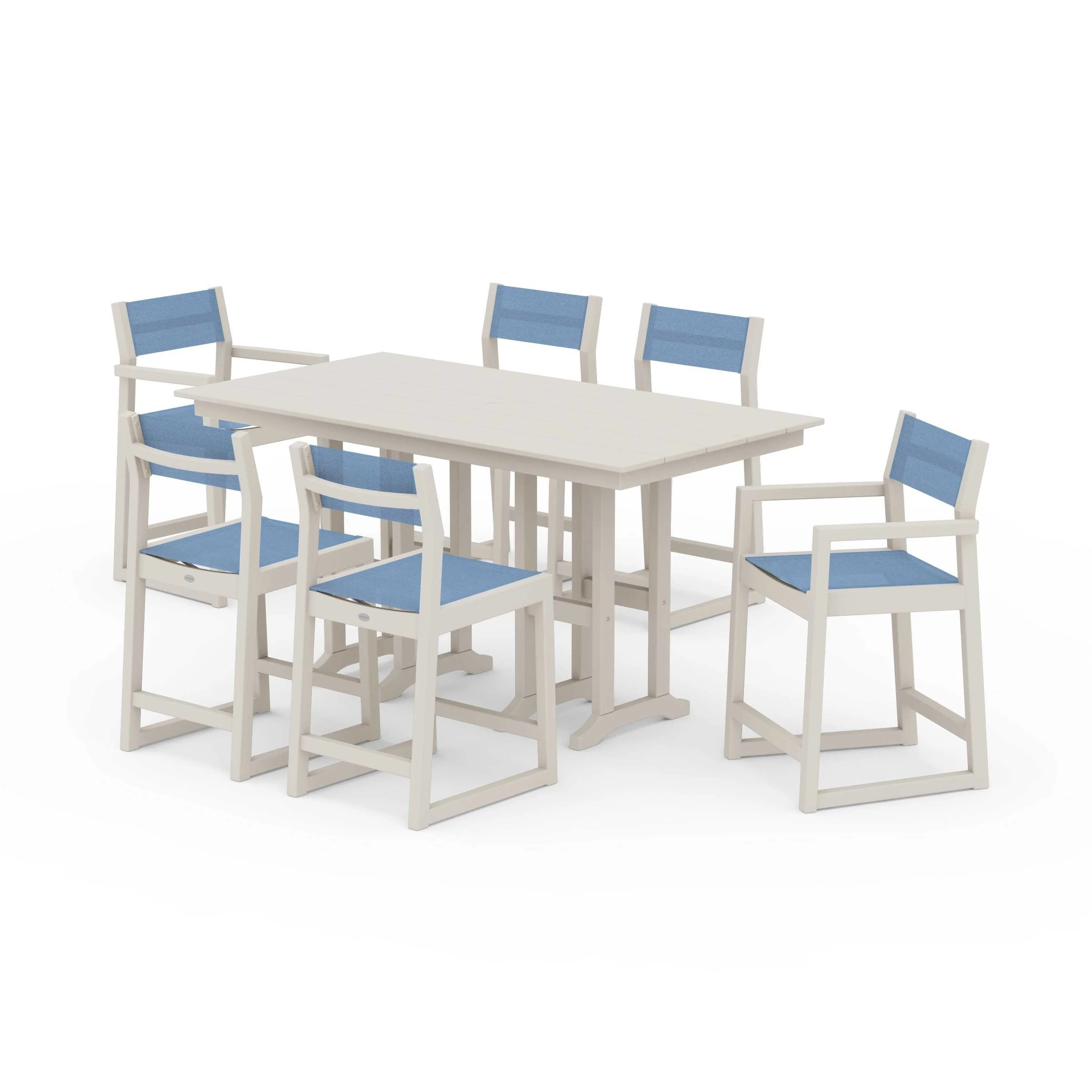 EDGE Sling 7-Piece Farmhouse Counter Set - Image 102