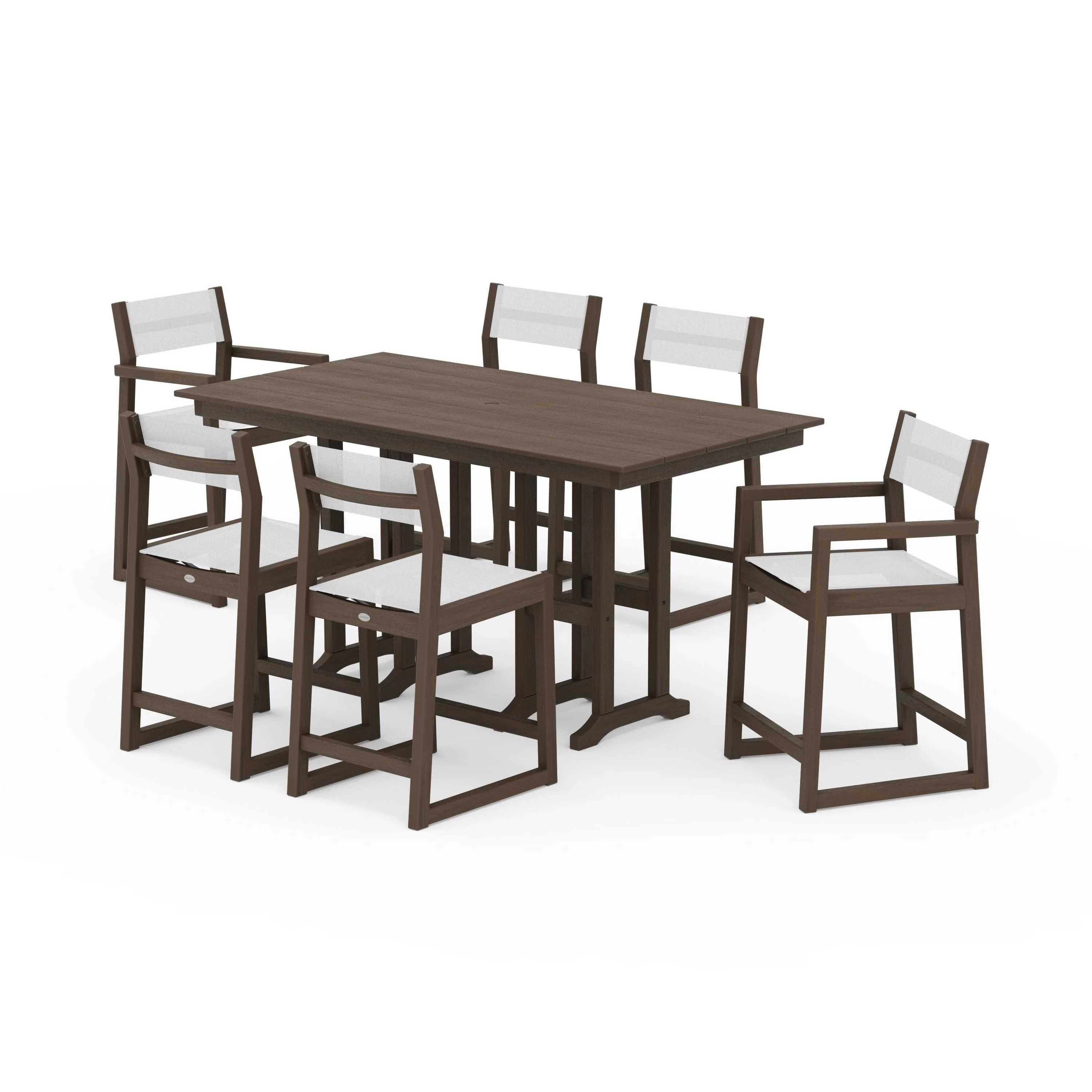 EDGE Sling 7-Piece Farmhouse Counter Set - Image 103