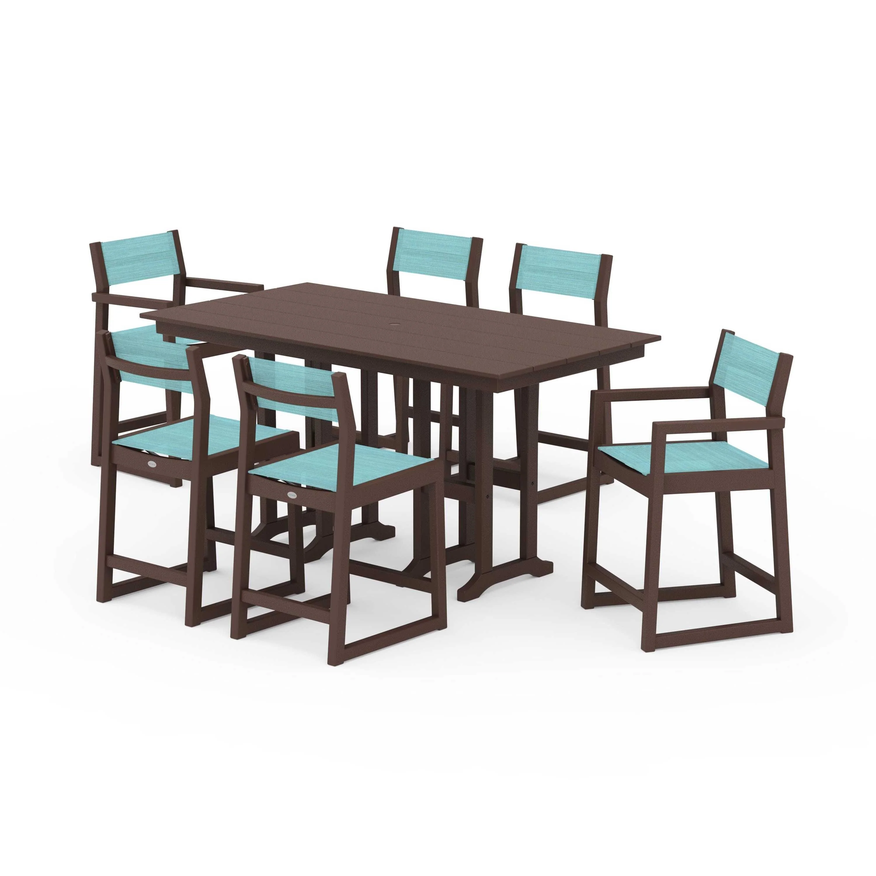 EDGE Sling 7-Piece Farmhouse Counter Set - Image 107