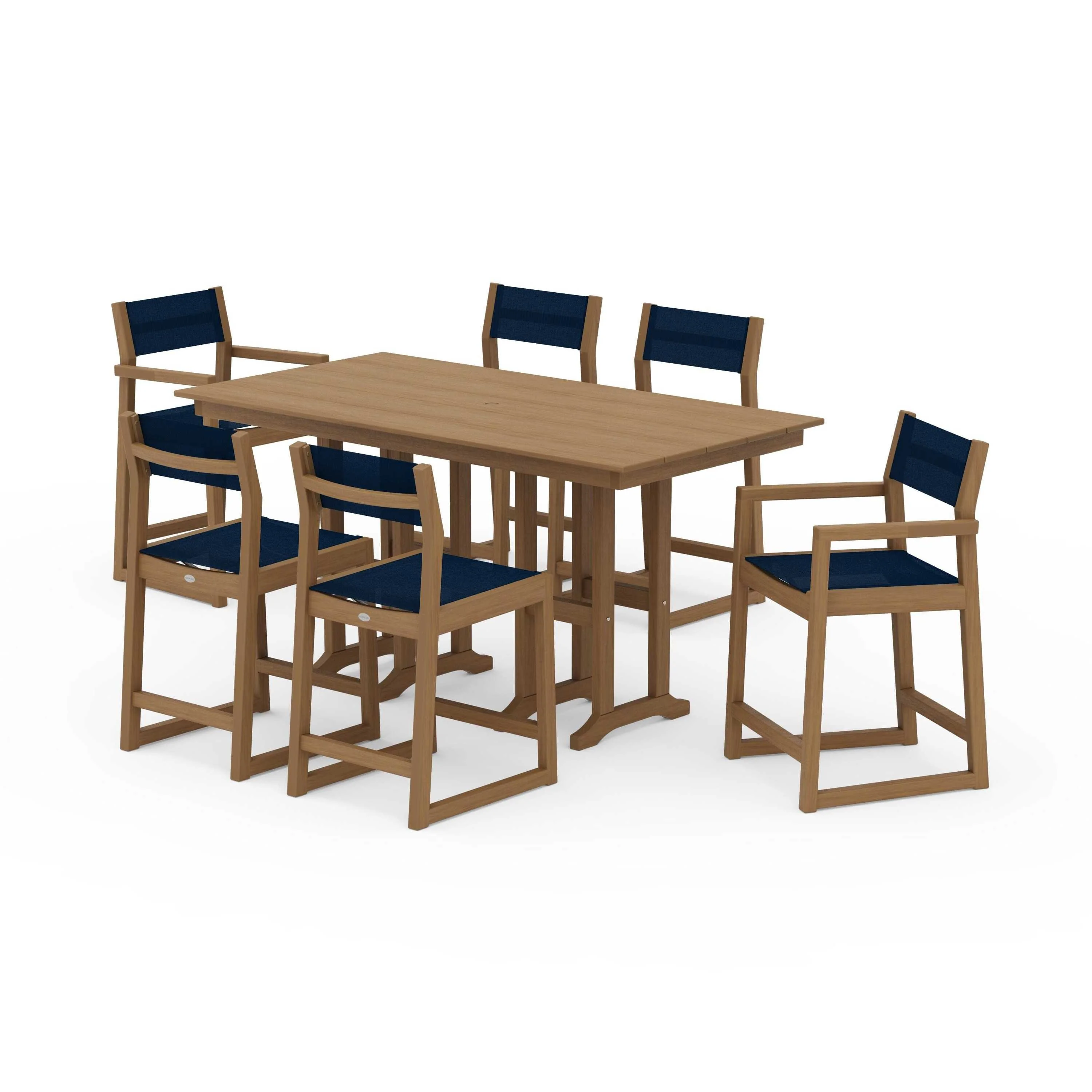 EDGE Sling 7-Piece Farmhouse Counter Set - Image 109