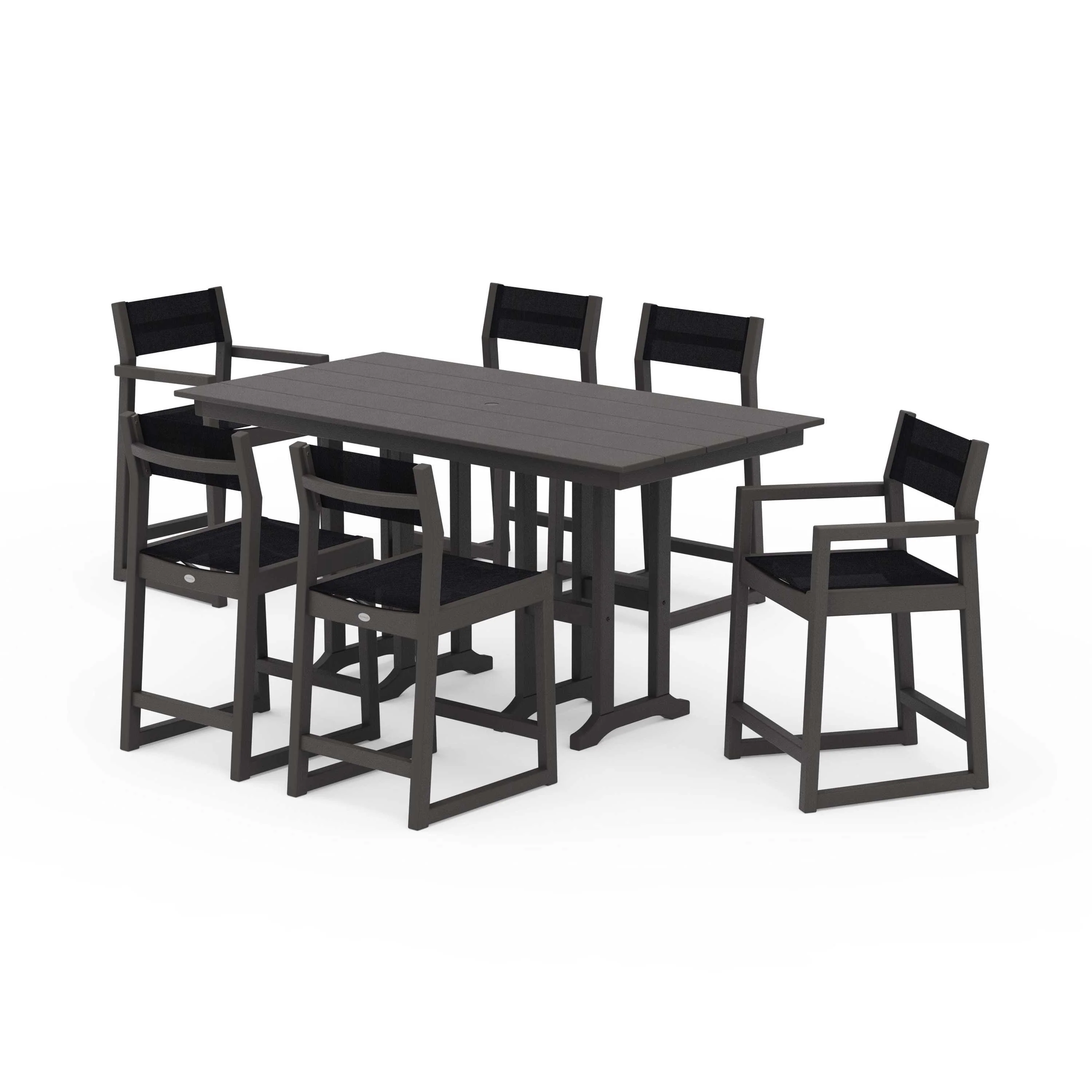 EDGE Sling 7-Piece Farmhouse Counter Set - Image 110