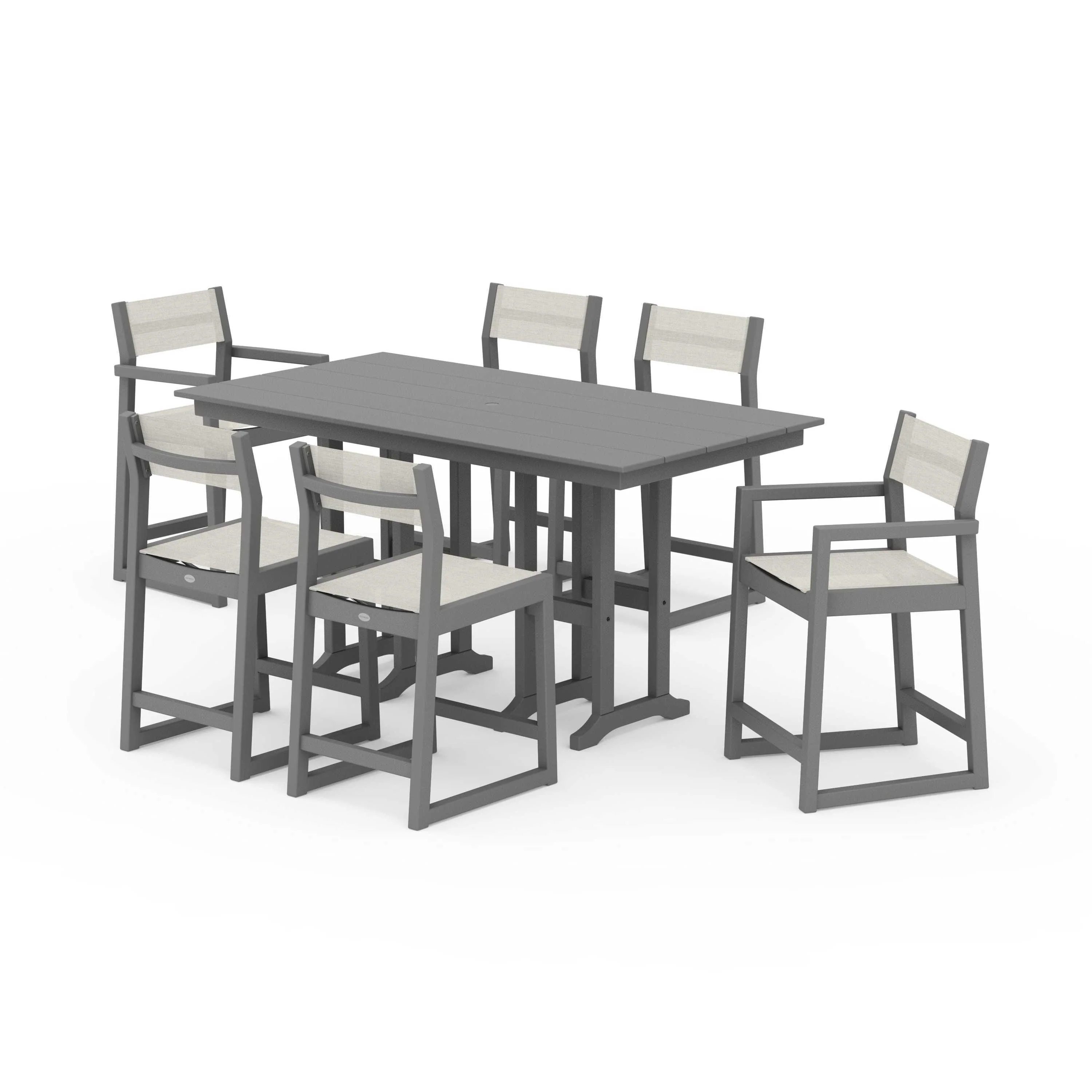 EDGE Sling 7-Piece Farmhouse Counter Set - Image 112