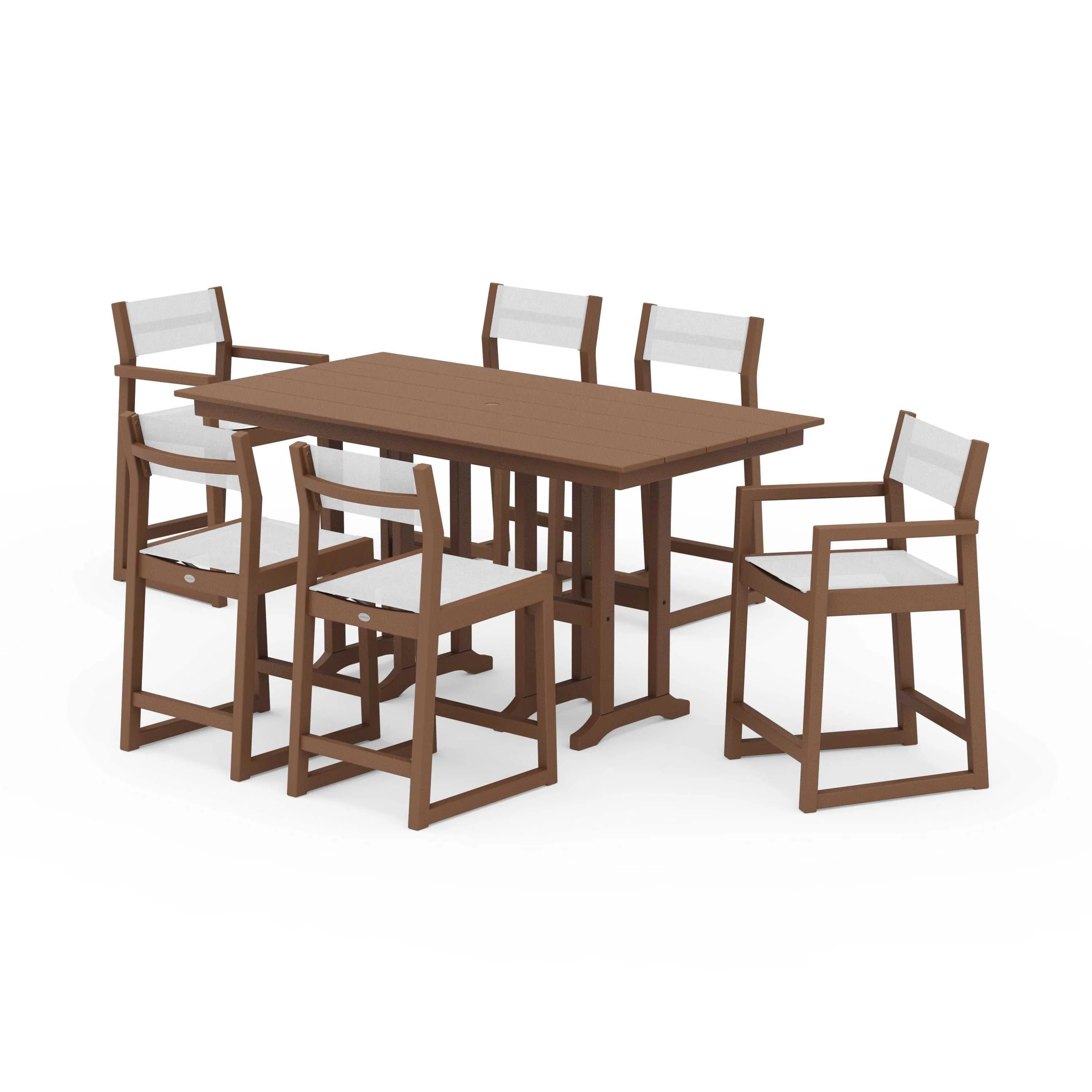 EDGE Sling 7-Piece Farmhouse Counter Set - Image 115