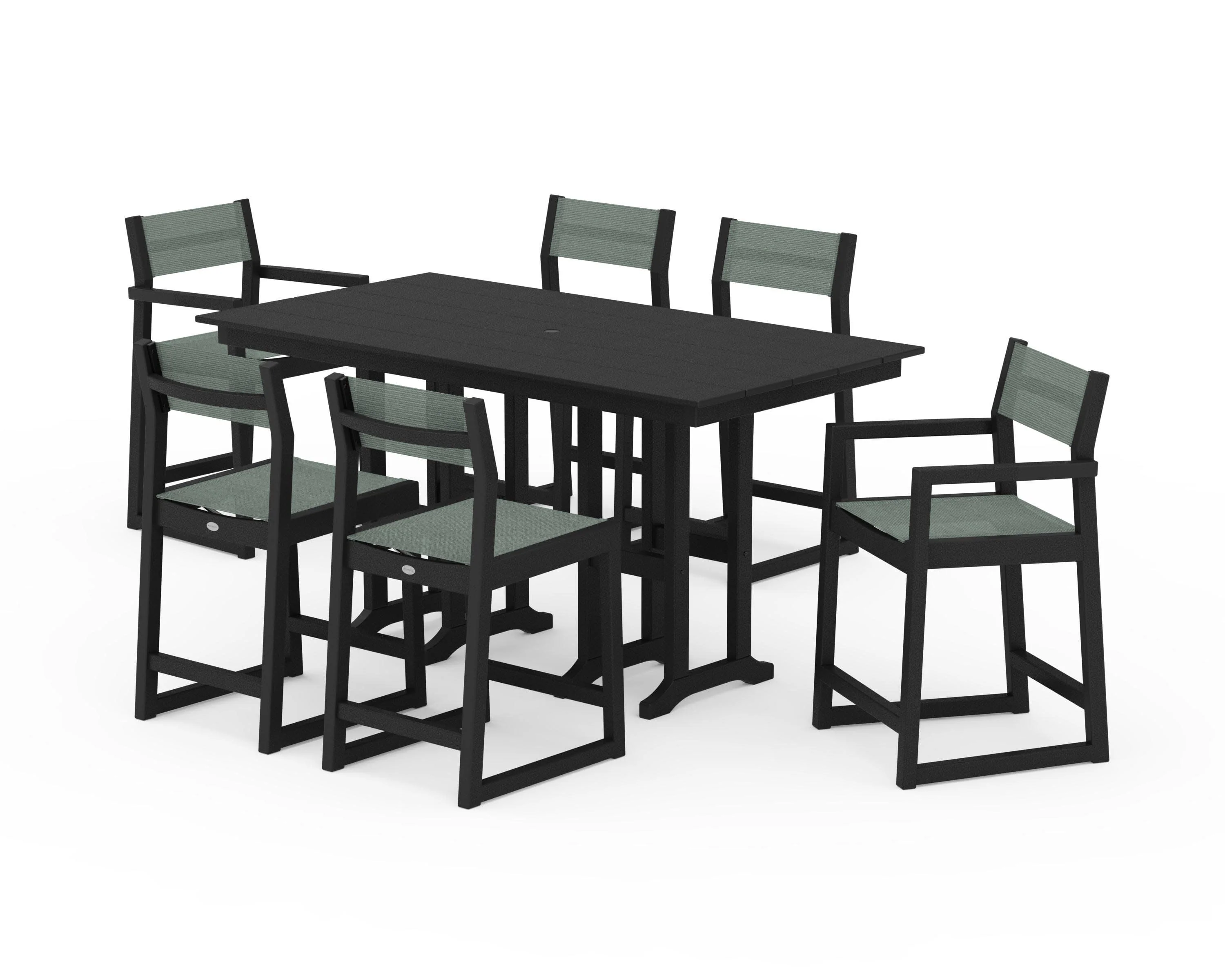 EDGE Sling 7-Piece Farmhouse Counter Set - Image 12
