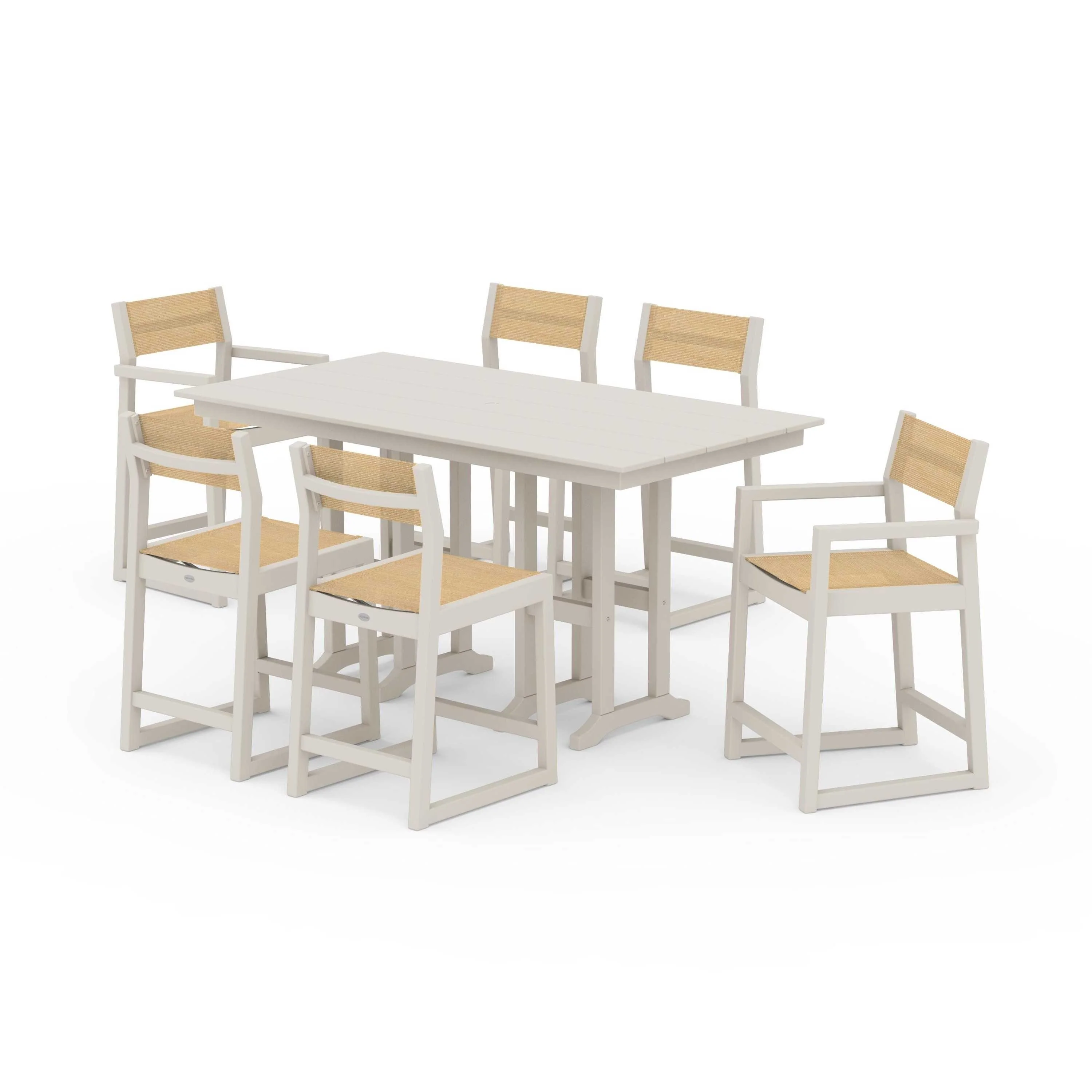 EDGE Sling 7-Piece Farmhouse Counter Set - Image 126