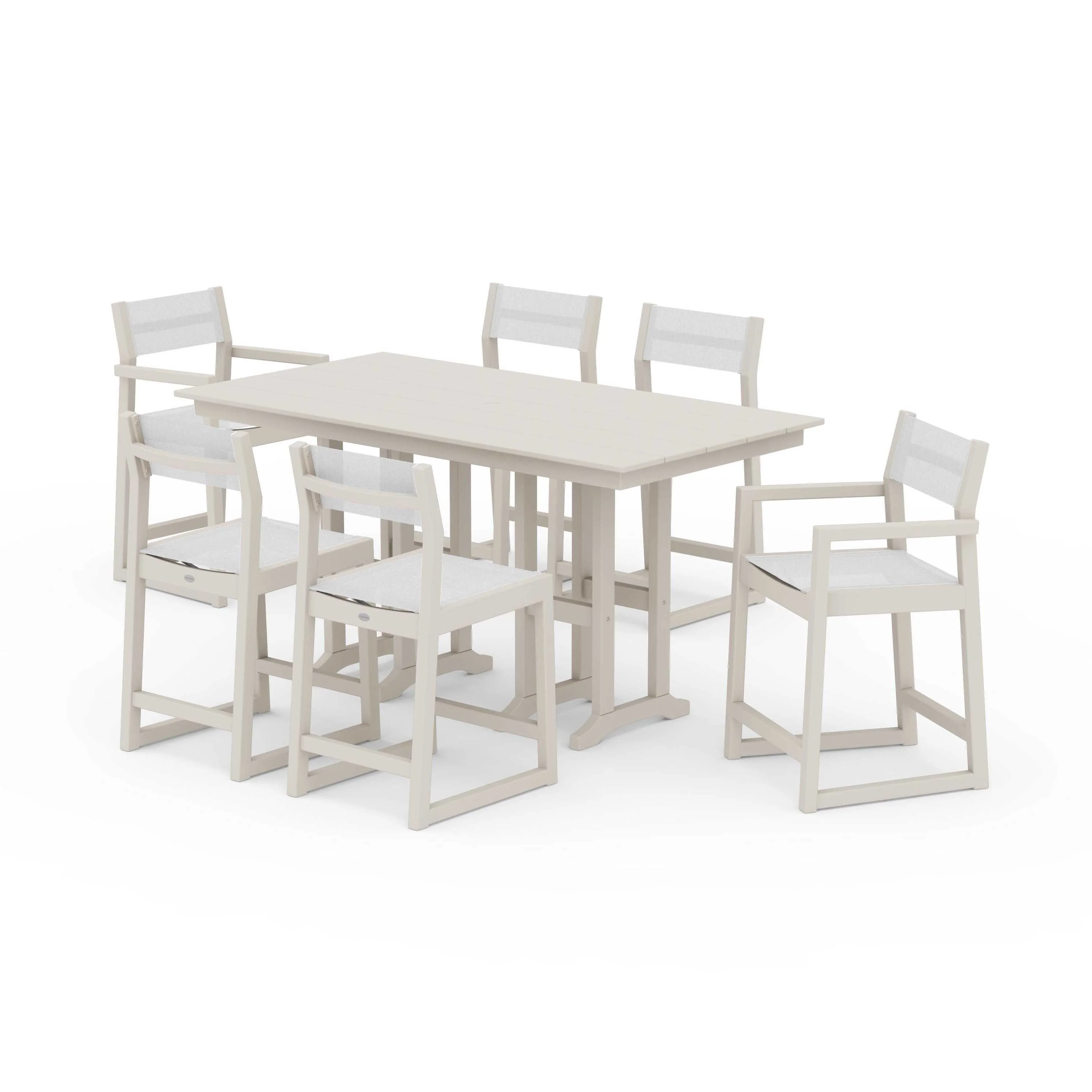 EDGE Sling 7-Piece Farmhouse Counter Set - Image 131