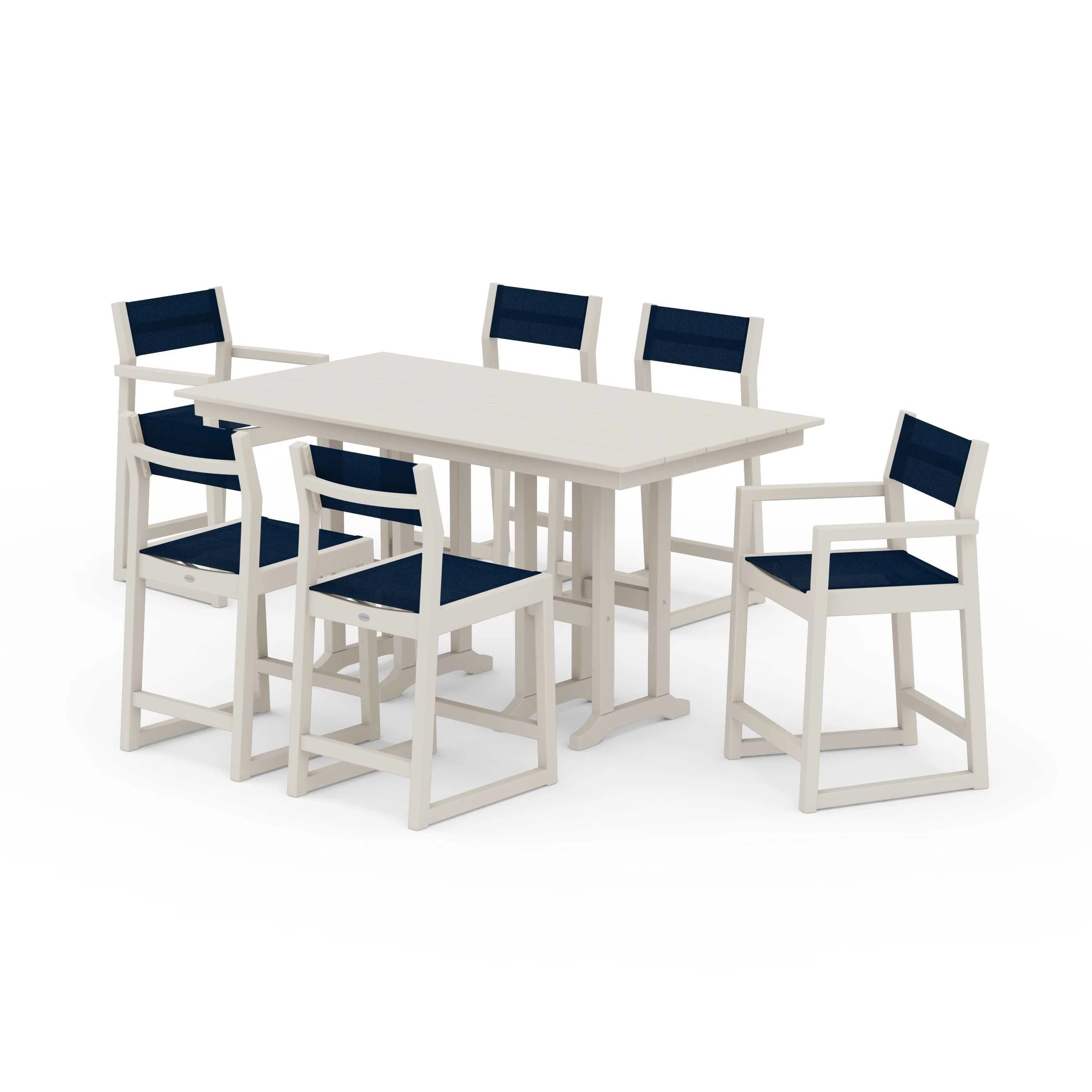 EDGE Sling 7-Piece Farmhouse Counter Set - Image 132