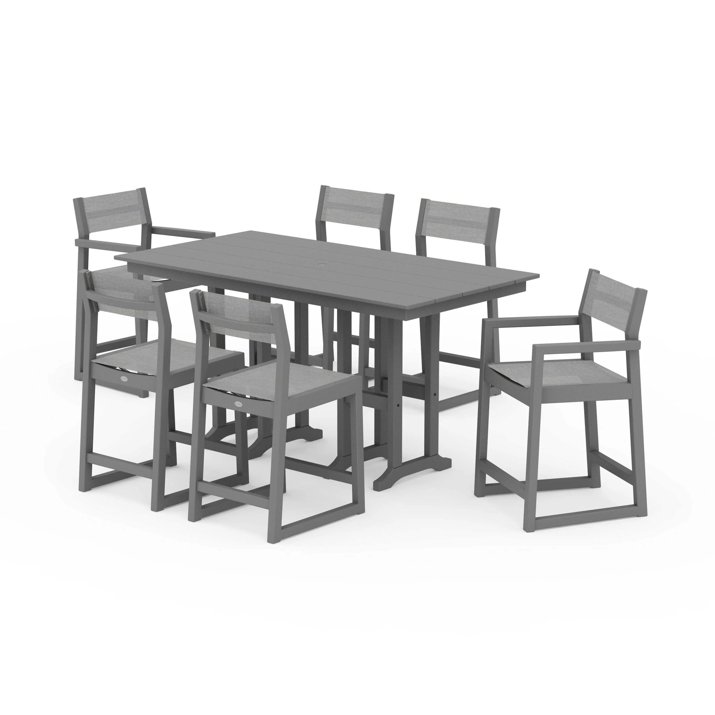 EDGE Sling 7-Piece Farmhouse Counter Set - Image 134