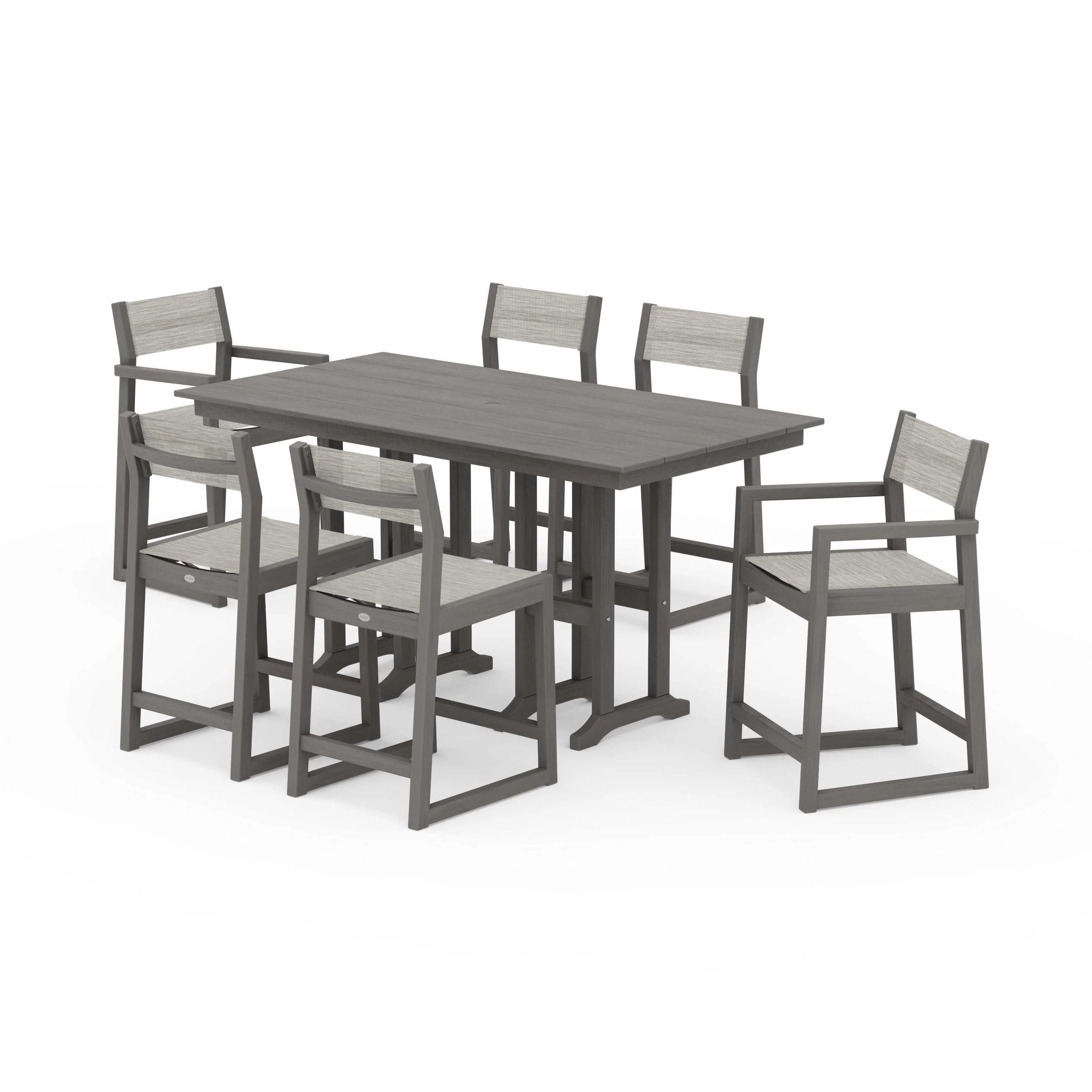 EDGE Sling 7-Piece Farmhouse Counter Set - Image 135