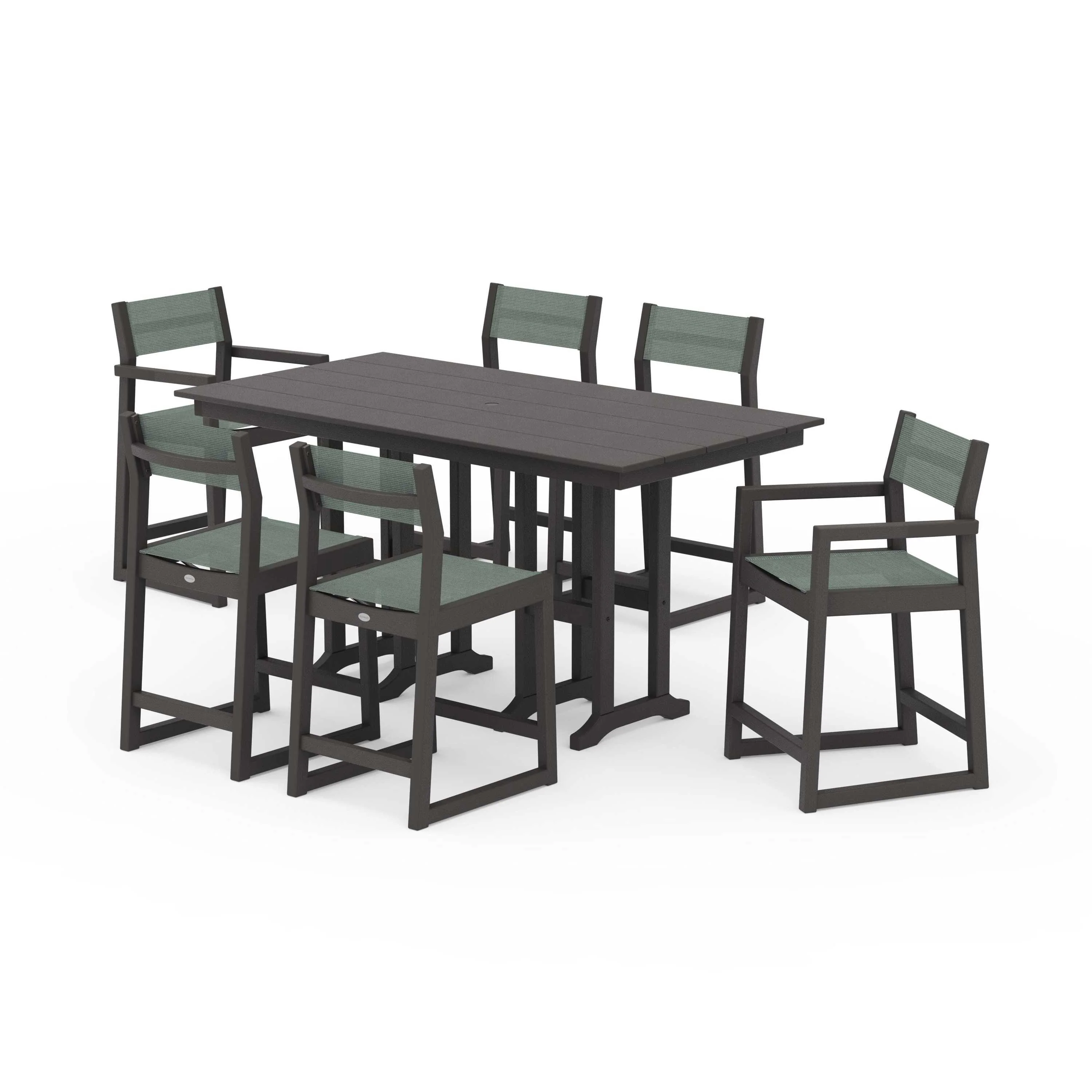 EDGE Sling 7-Piece Farmhouse Counter Set - Image 136