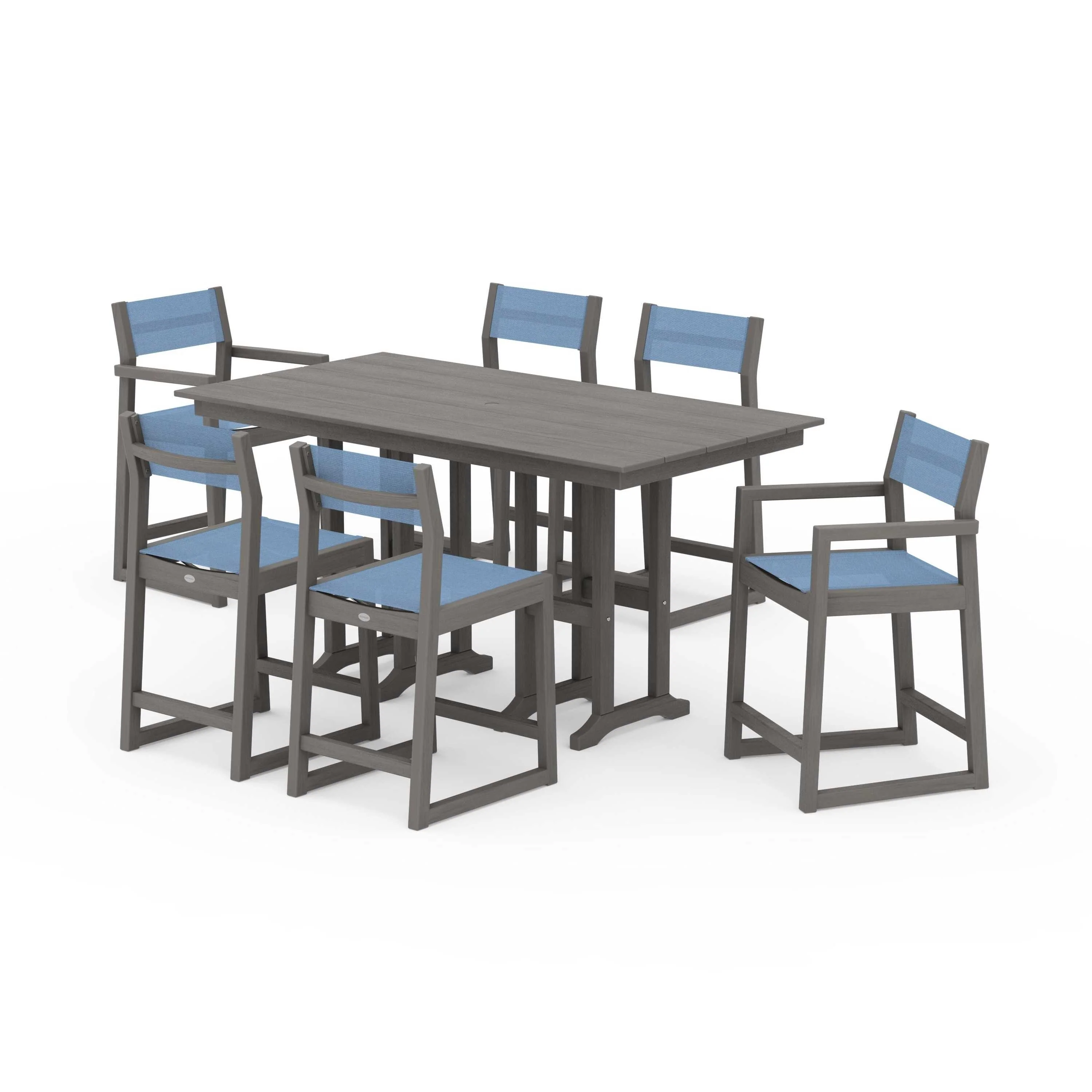 EDGE Sling 7-Piece Farmhouse Counter Set - Image 139
