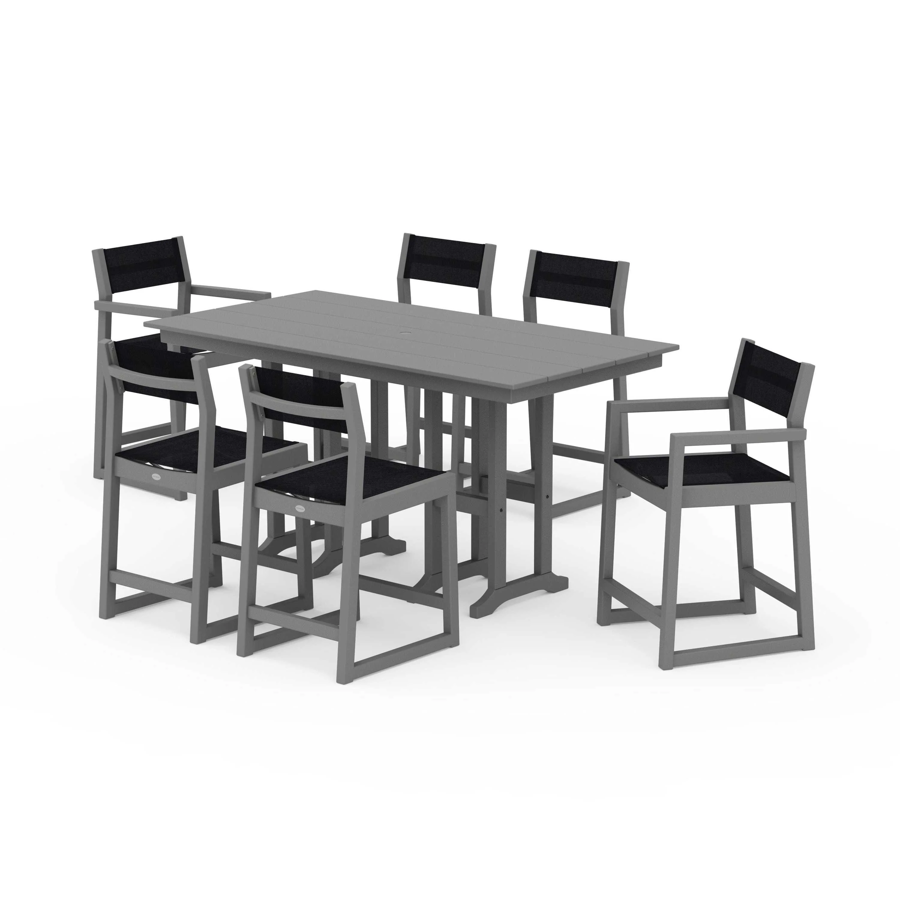 EDGE Sling 7-Piece Farmhouse Counter Set - Image 140