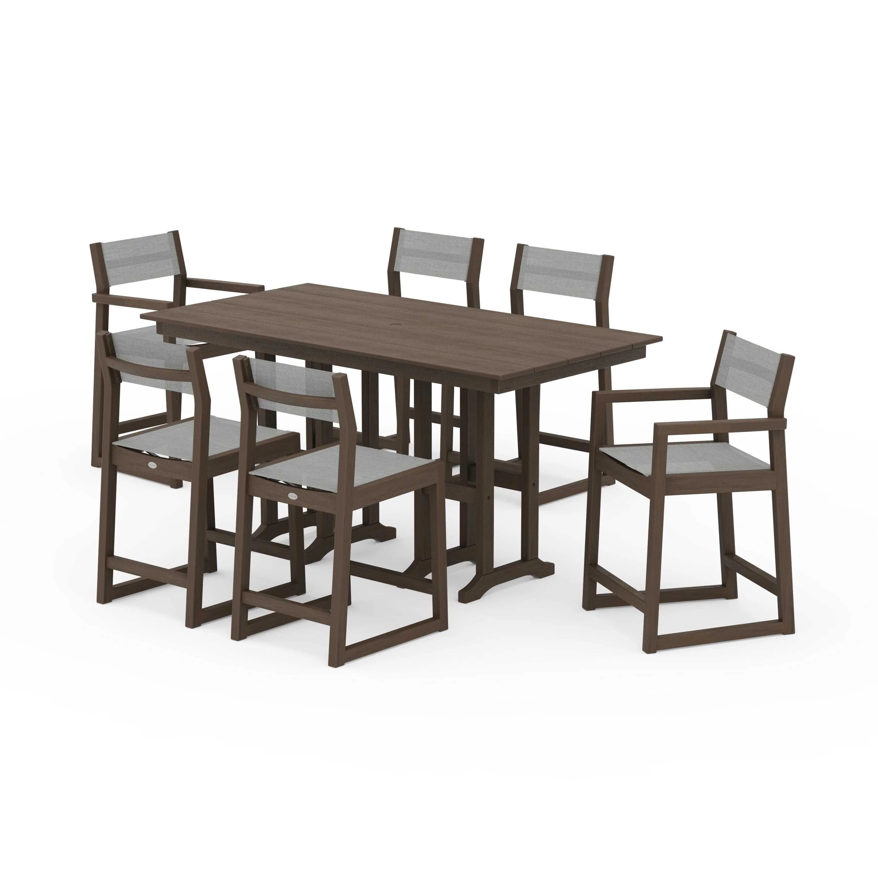 EDGE Sling 7-Piece Farmhouse Counter Set - Image 143