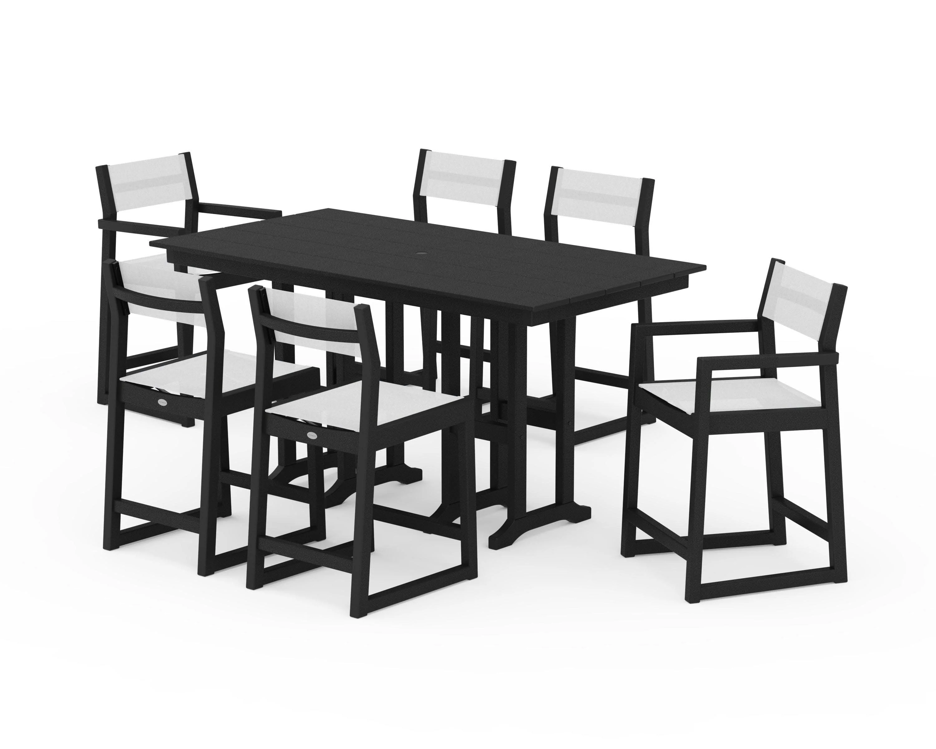 EDGE Sling 7-Piece Farmhouse Counter Set - Image 2