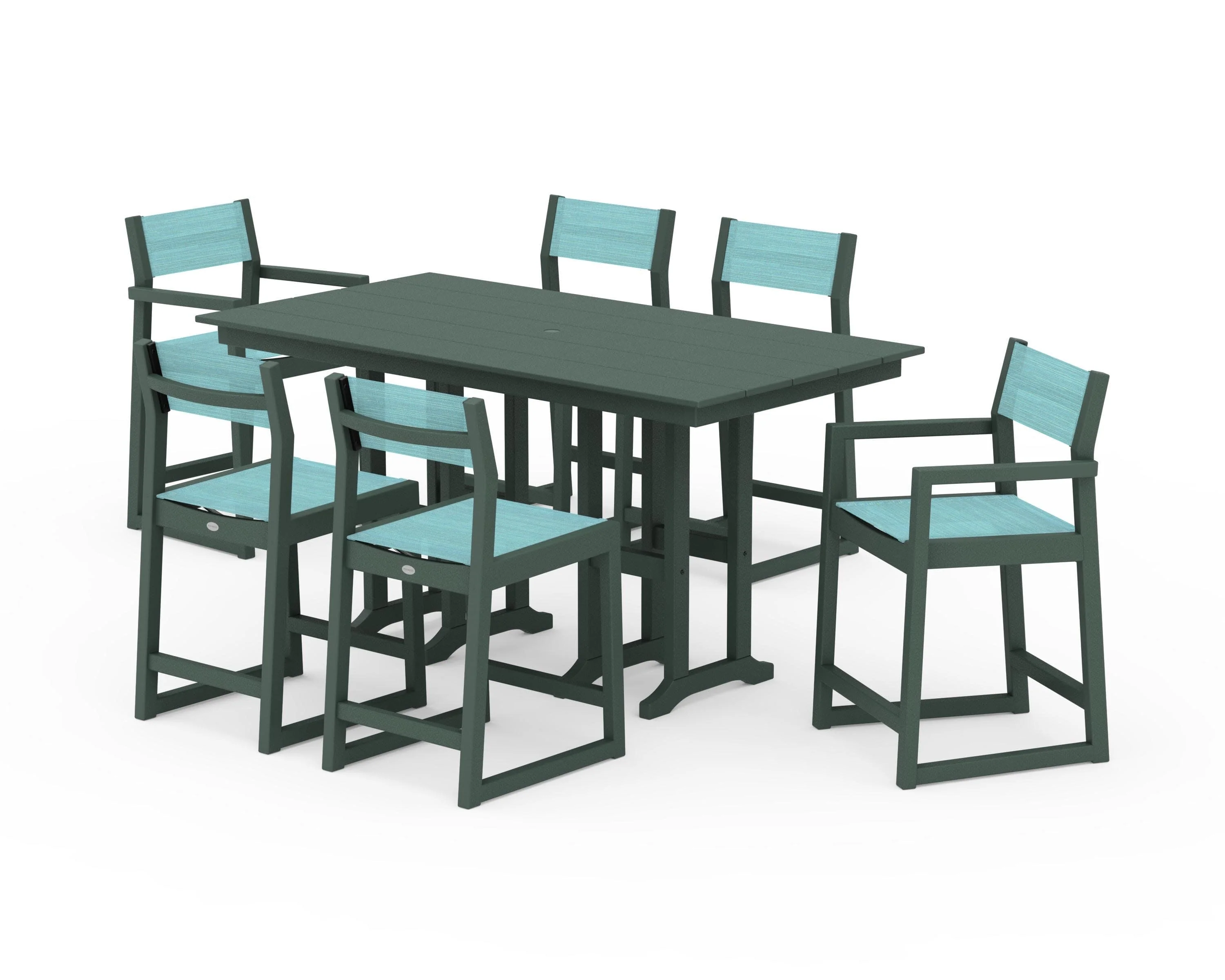 EDGE Sling 7-Piece Farmhouse Counter Set - Image 20