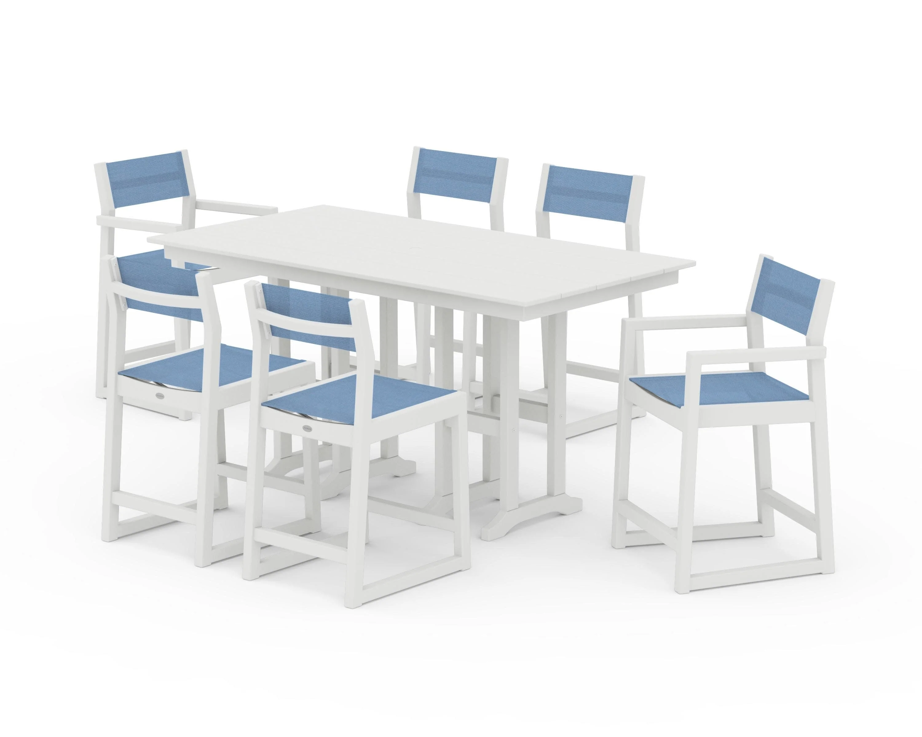 EDGE Sling 7-Piece Farmhouse Counter Set - Image 27