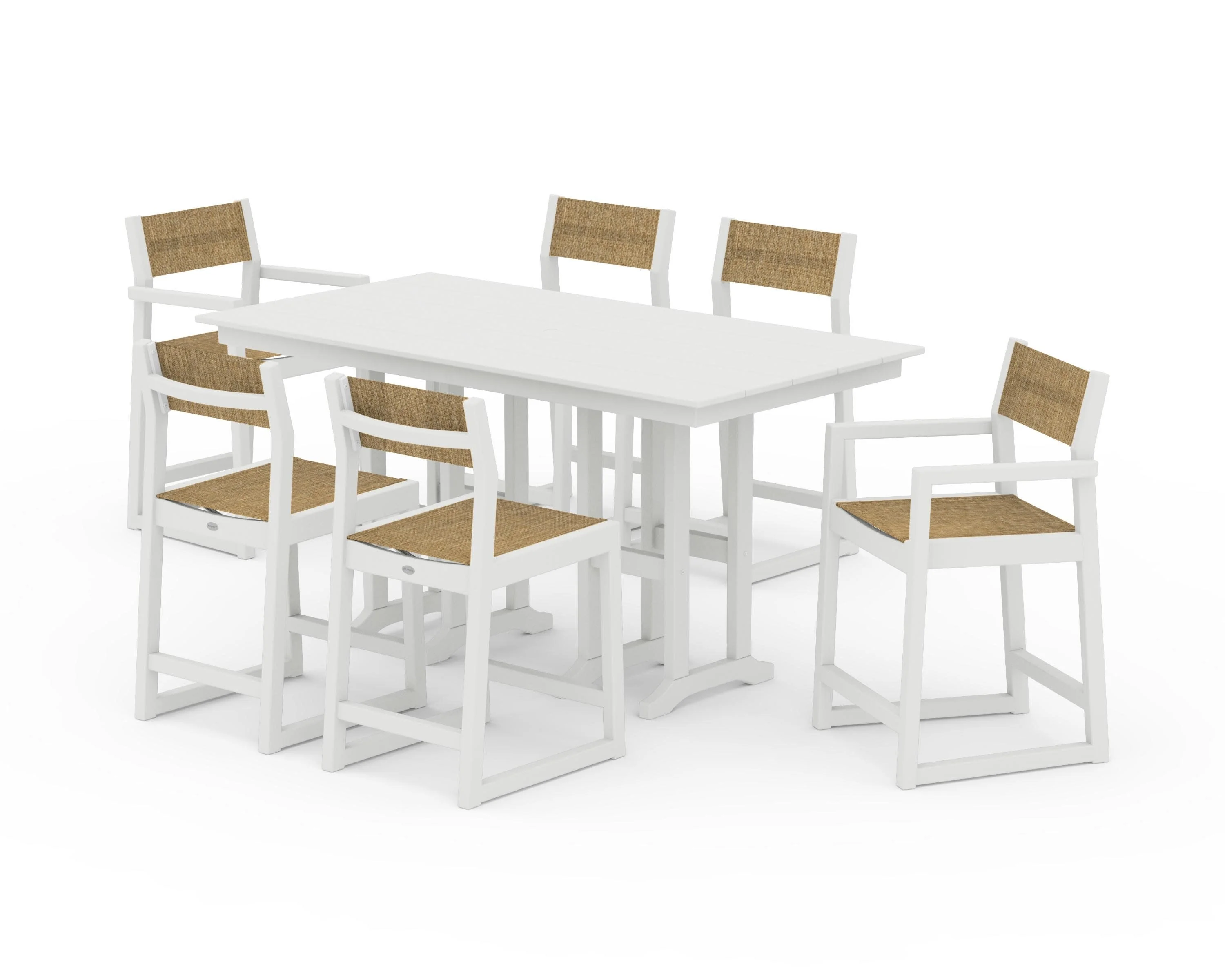 EDGE Sling 7-Piece Farmhouse Counter Set - Image 28