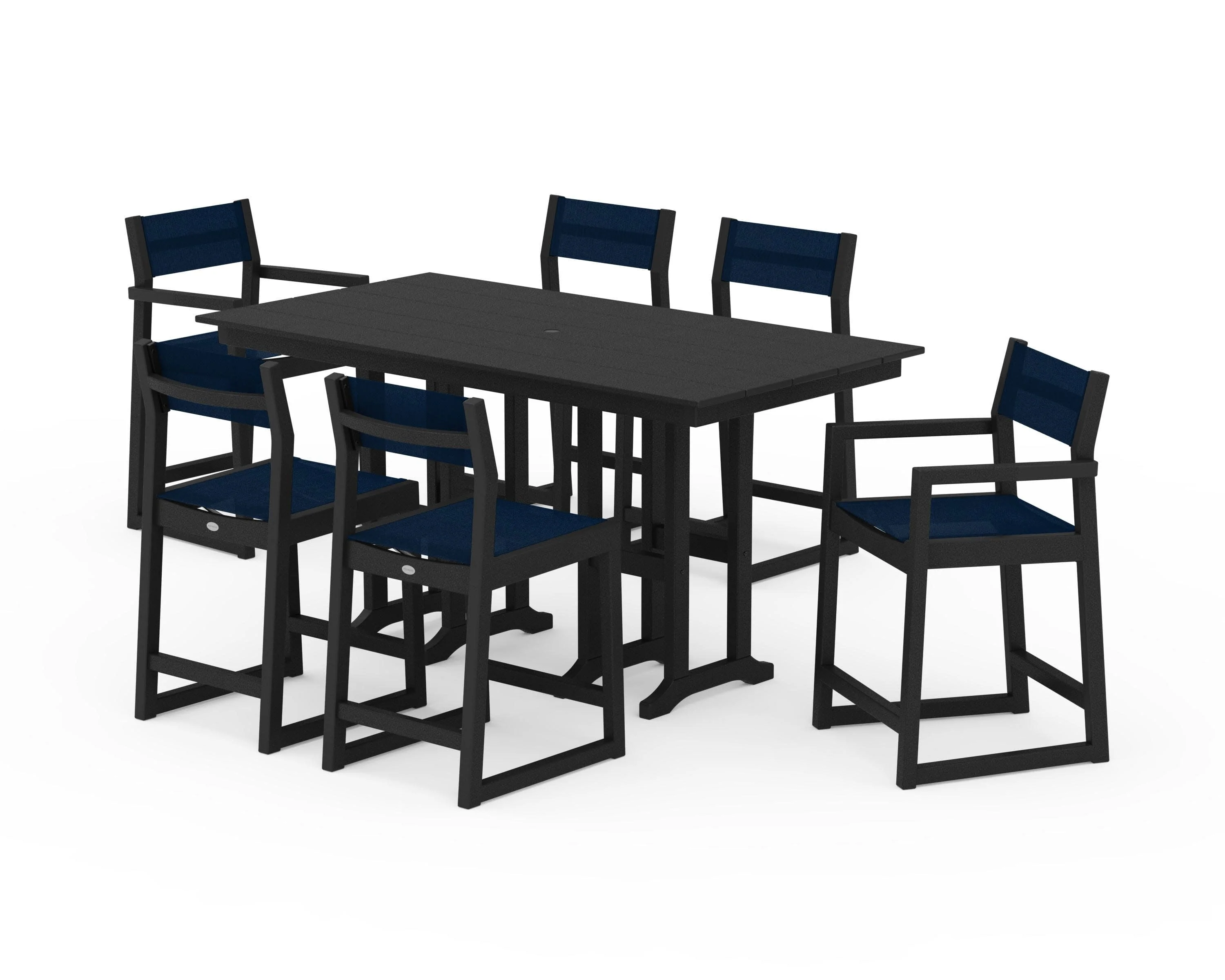 EDGE Sling 7-Piece Farmhouse Counter Set - Image 3