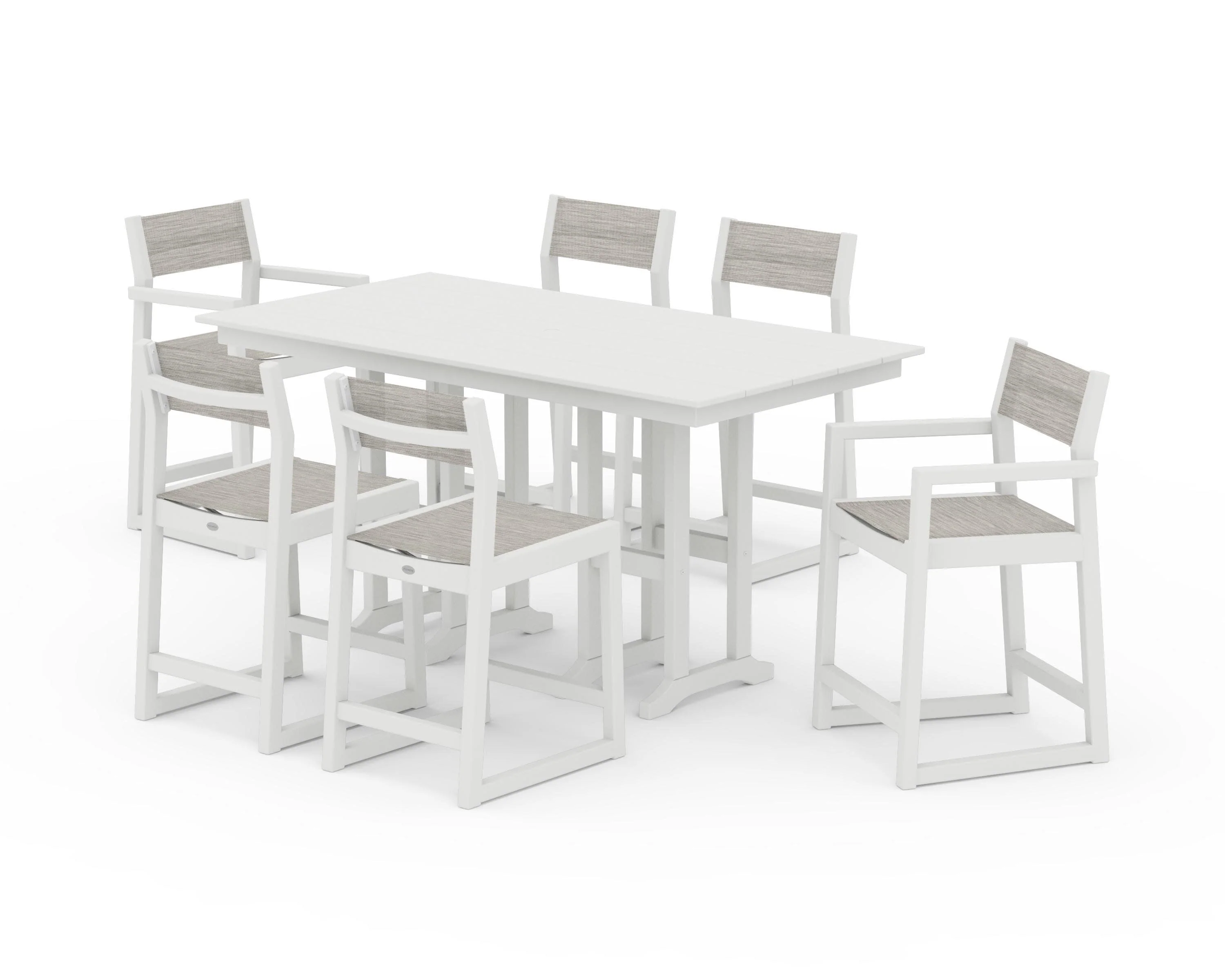 EDGE Sling 7-Piece Farmhouse Counter Set - Image 30