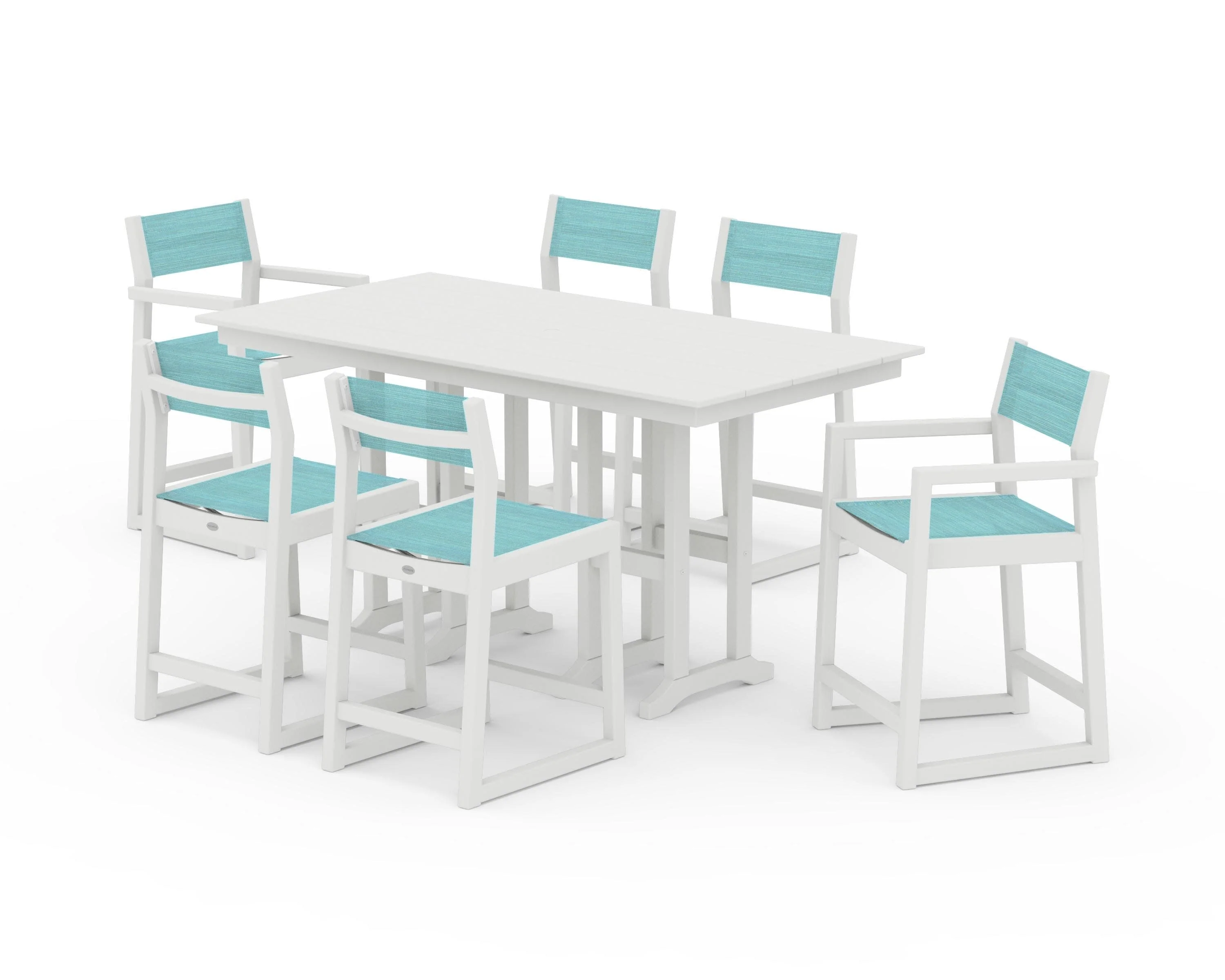 EDGE Sling 7-Piece Farmhouse Counter Set - Image 31